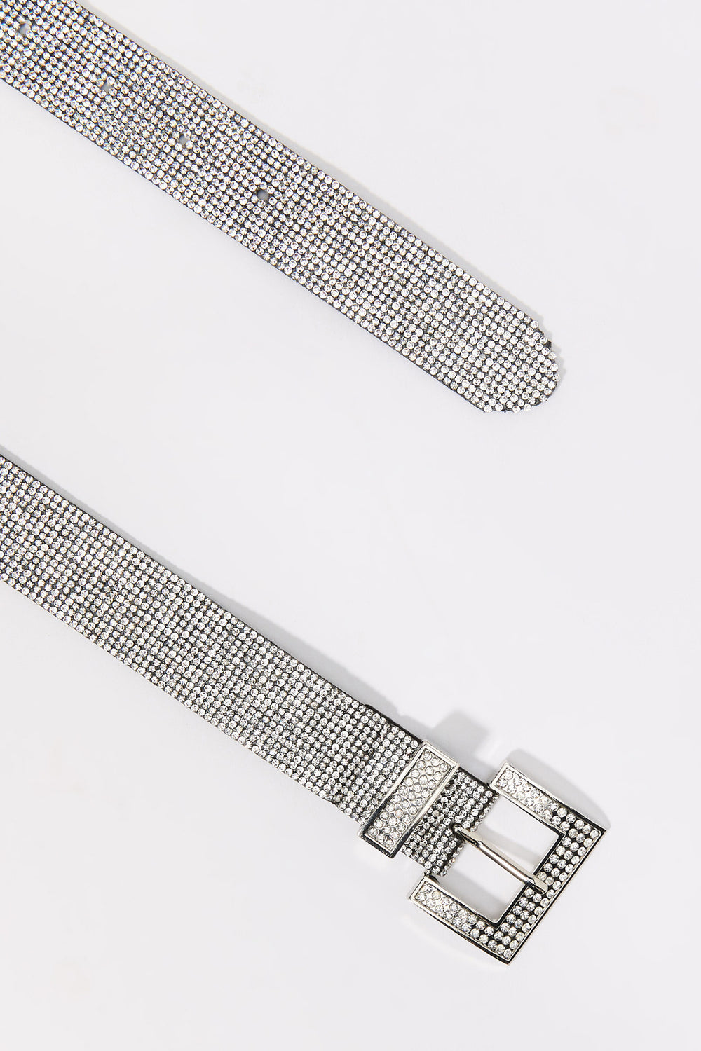 Rhinestone Square Buckle Belt Rhinestone Square Buckle Belt 4