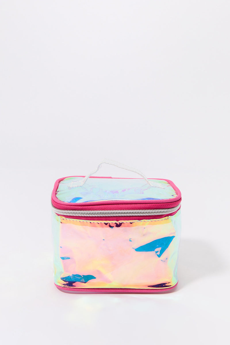 Iridescent Makeup Bag