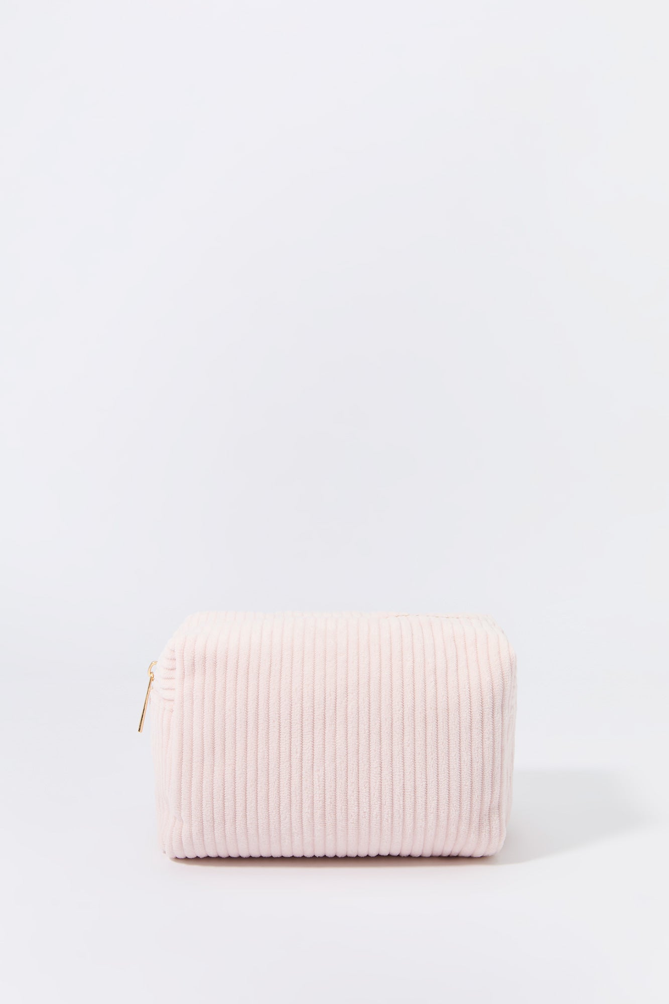 Ribbed Knit Makeup Bag