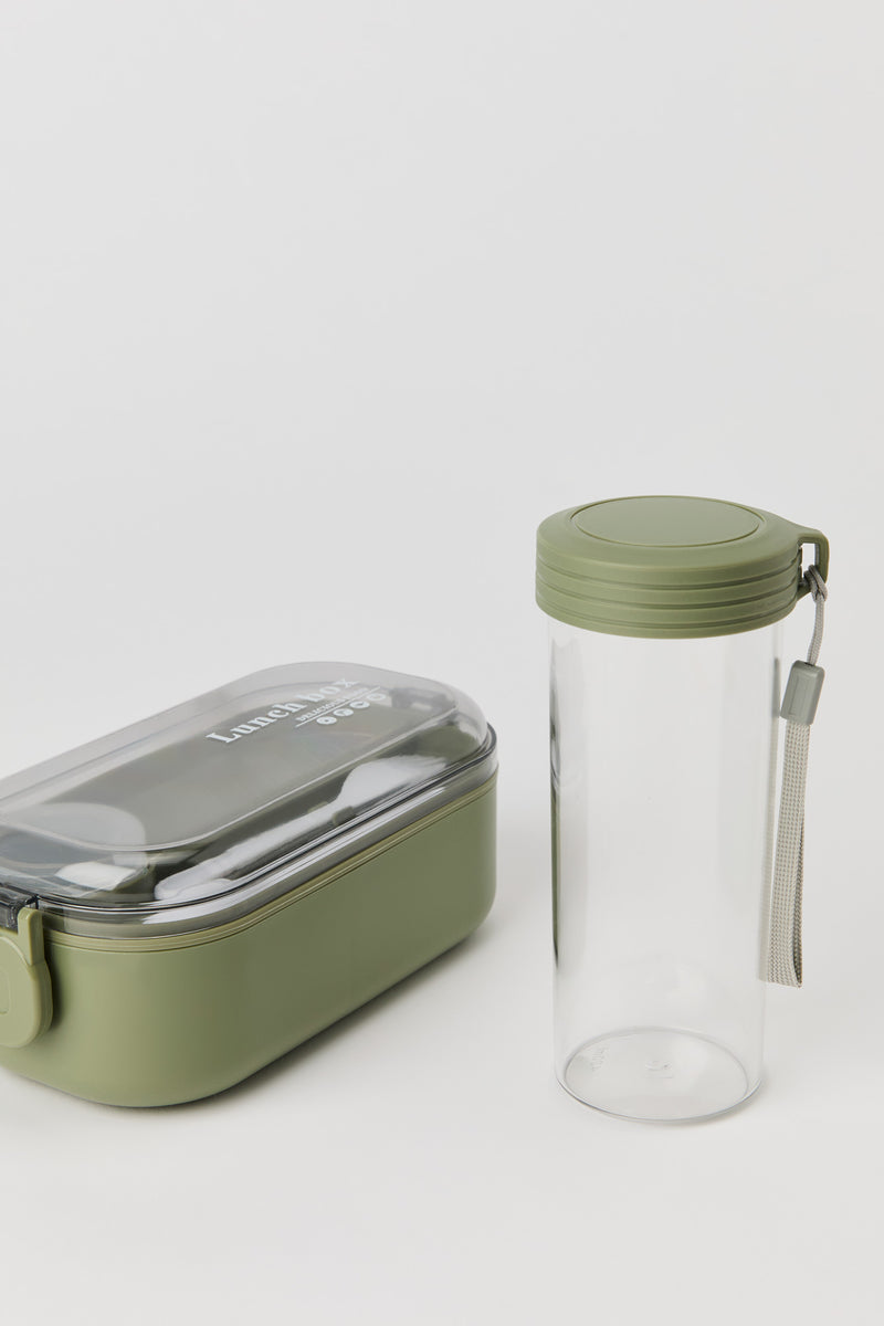 Lunch Box & Water Bottle Set