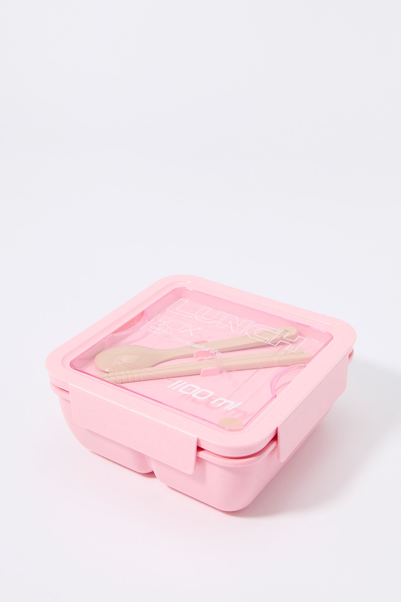 Square Lunch Box Set (1100 ml)