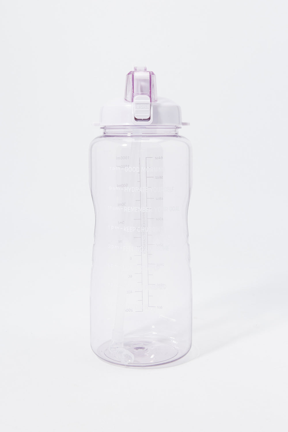 Transparent Motivational Water Bottle (1.9L) Transparent Motivational Water Bottle (1.9L) 3