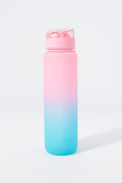 Primula Pink Ombre Motivational Water Bottle