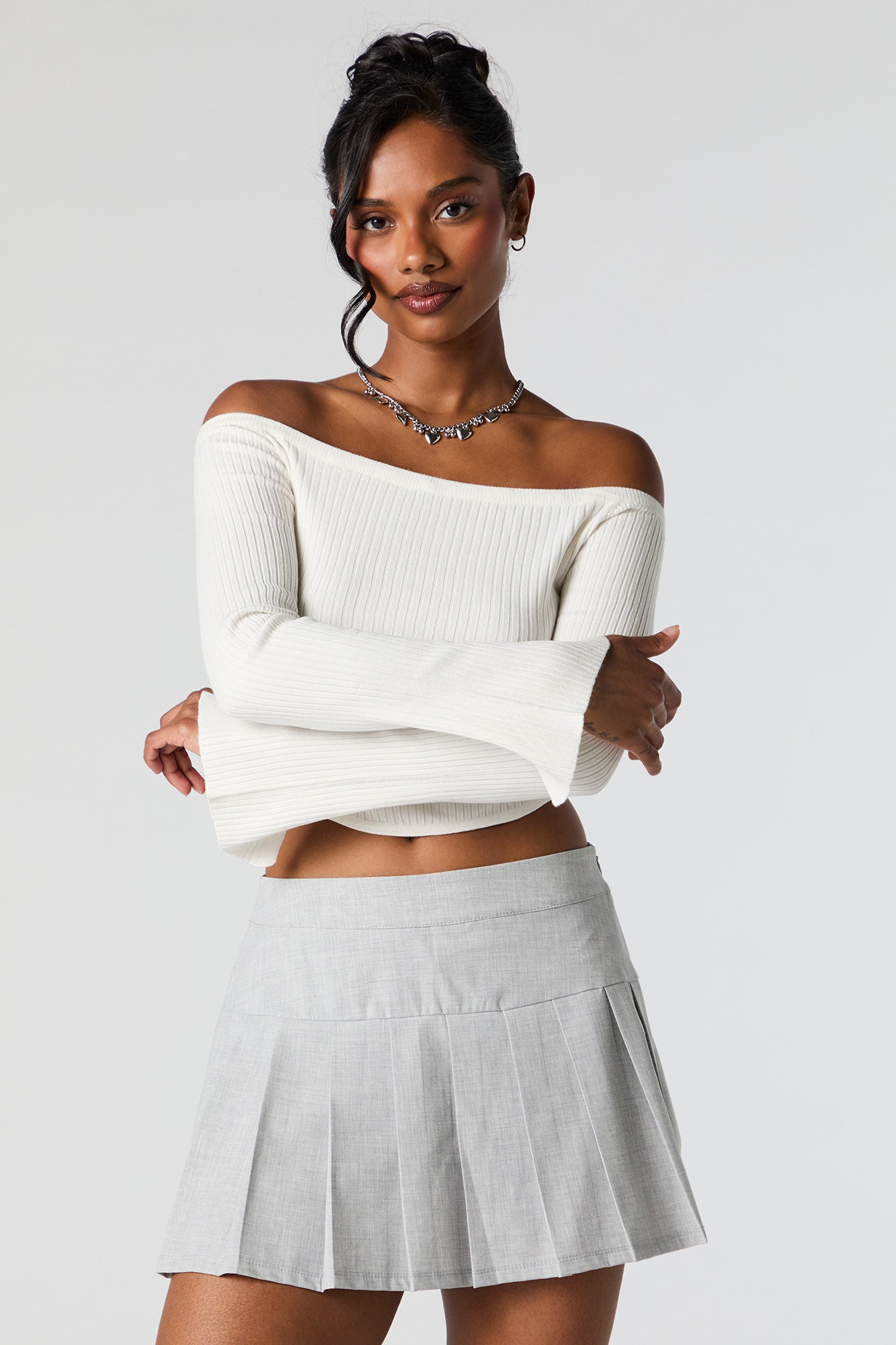 Charlotte russe off the shoulder sweater hotsell