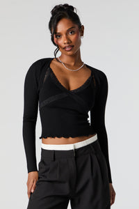 Ribbed Knit Bolero