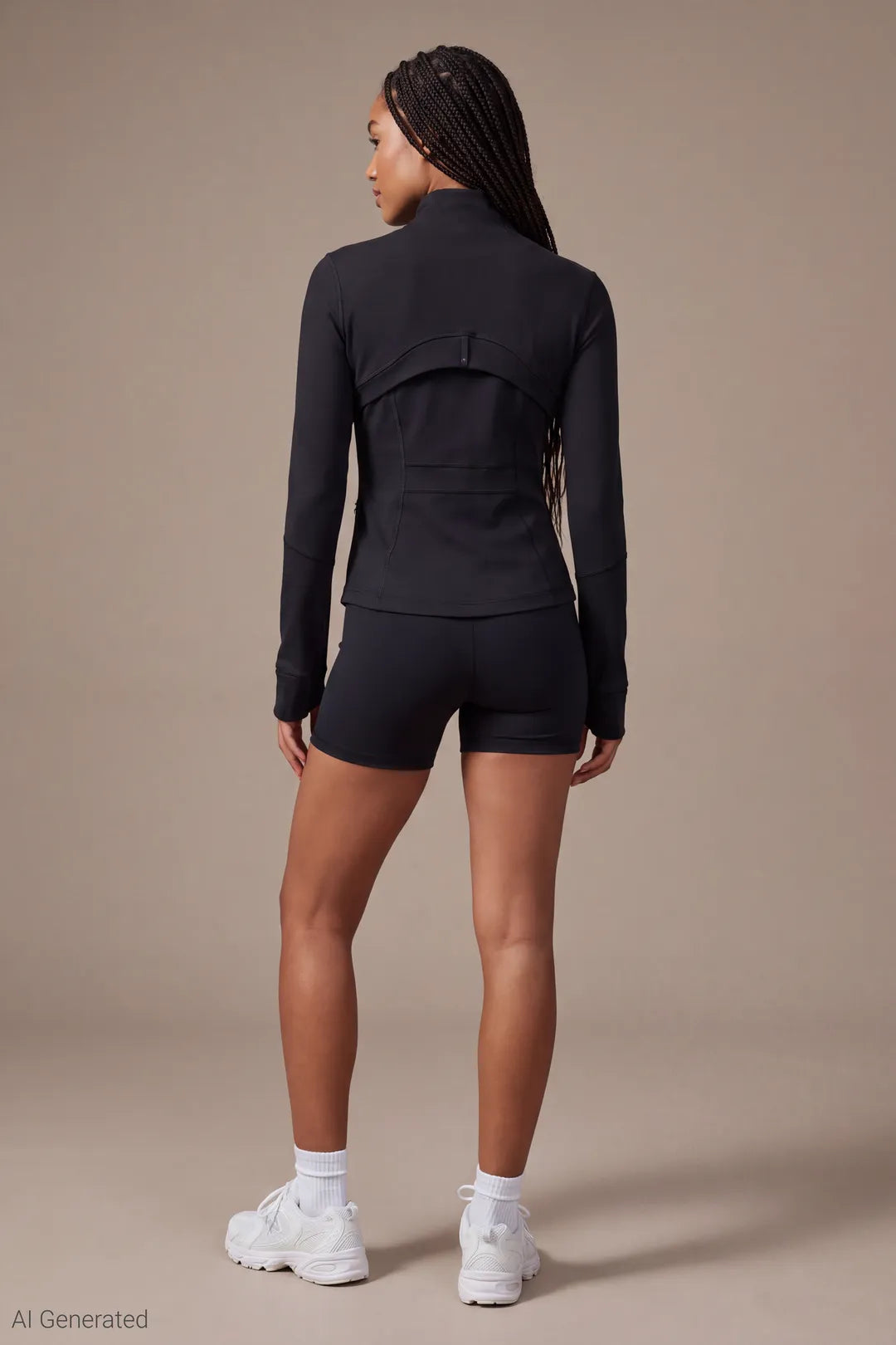 Alt View 3. Playboy Active Zip Jacket - Black