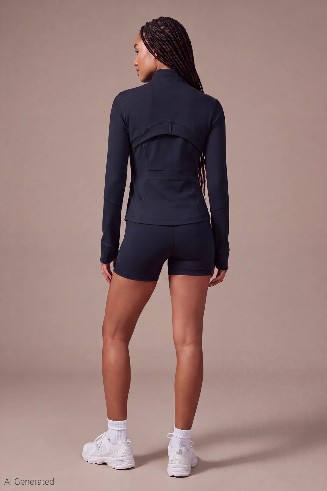 Alt View 3. Playboy Active Zip Jacket - Dark Grey