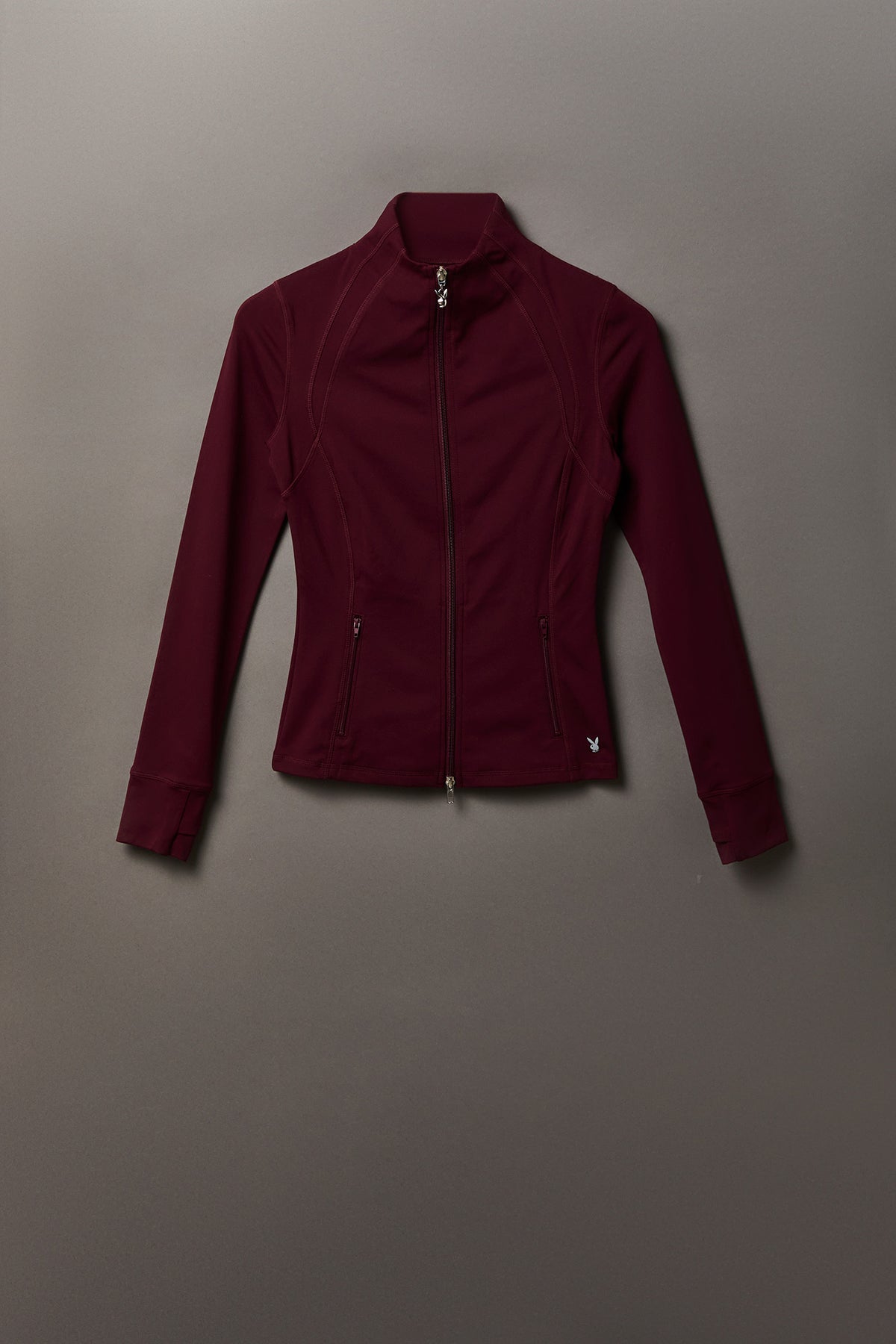 Playboy Active Zip Jacket - Burgundy