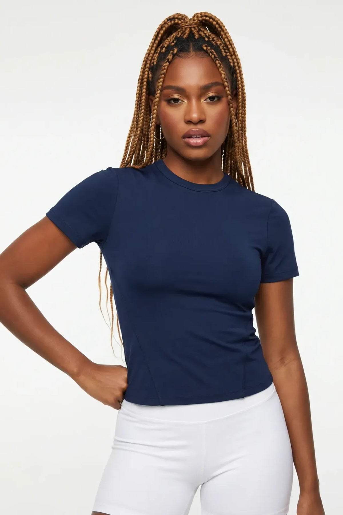 Sommer Ray Active High Density T-Shirt - Navy