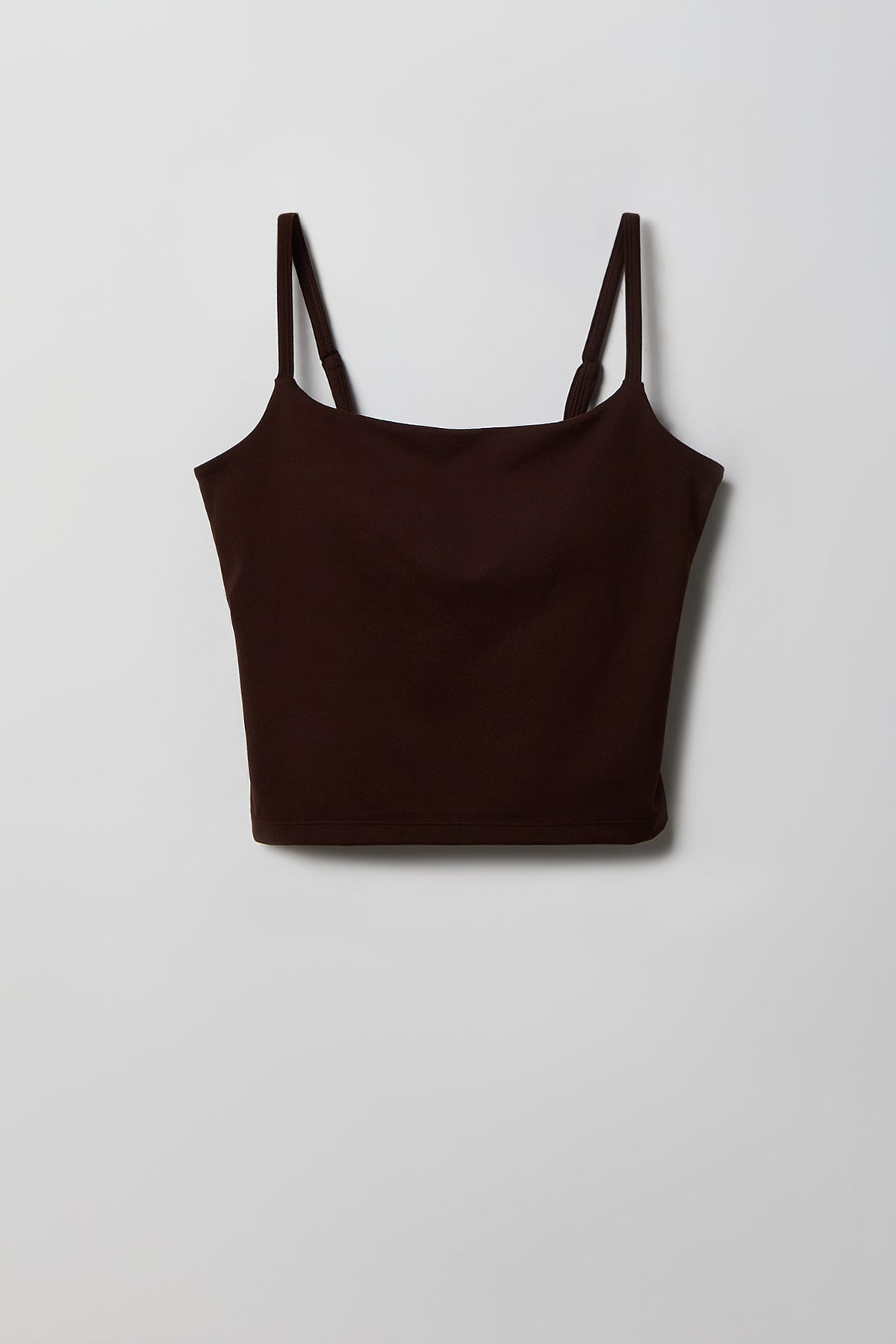 Alt View 6. Active High Density Scoop Neck Tank - Brown