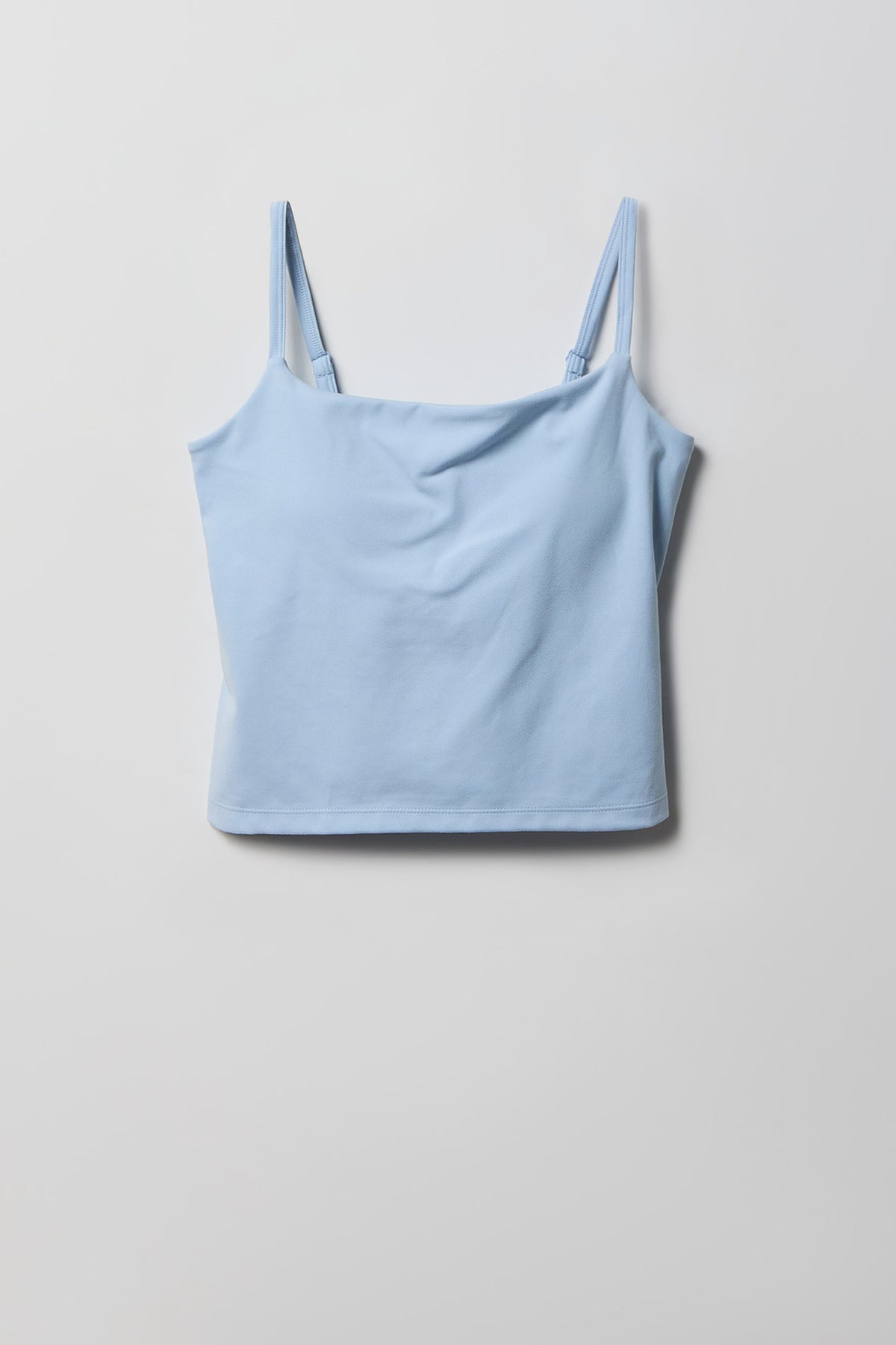 Alt View 5. Active High Density Scoop Neck Tank - Baby Blue