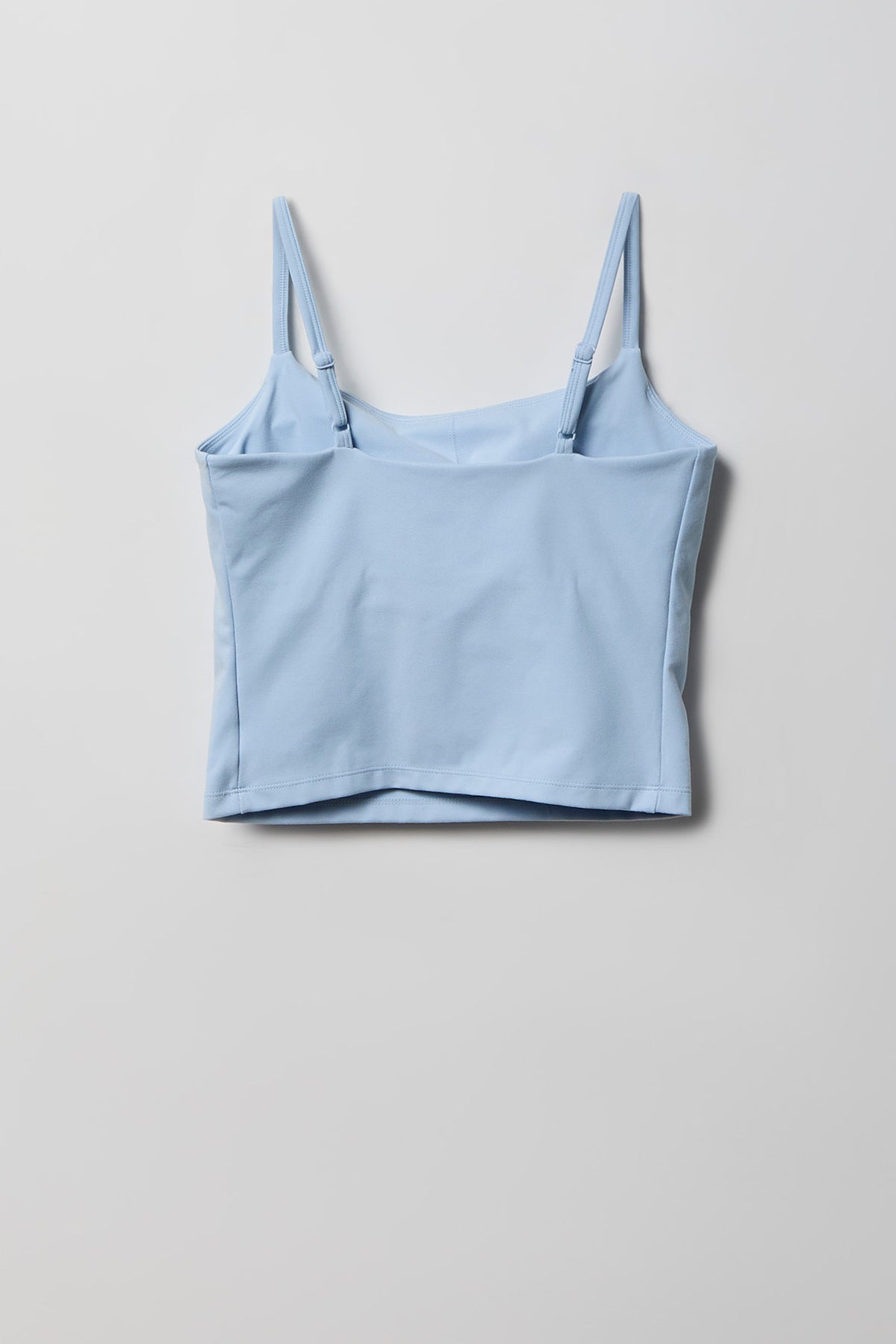 Alt View 6. Active High Density Scoop Neck Tank - Baby Blue