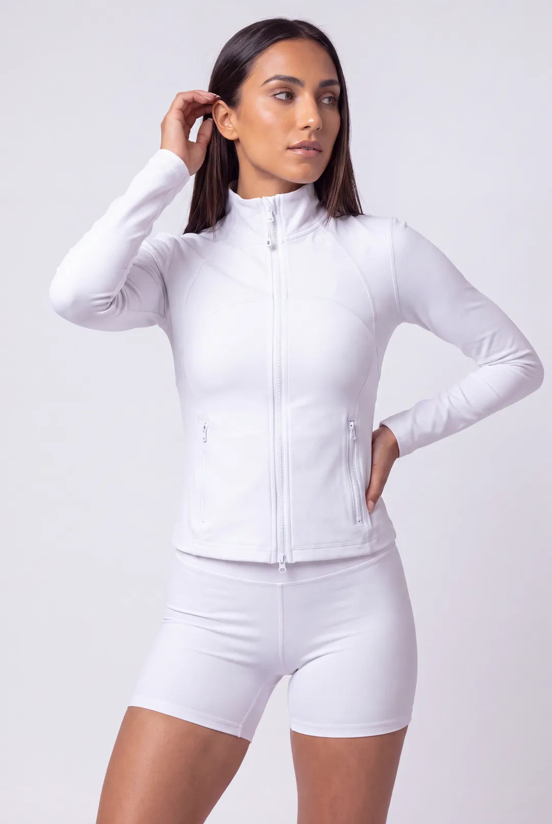 Sommer Ray UltraSculpt Zip Jacket - White