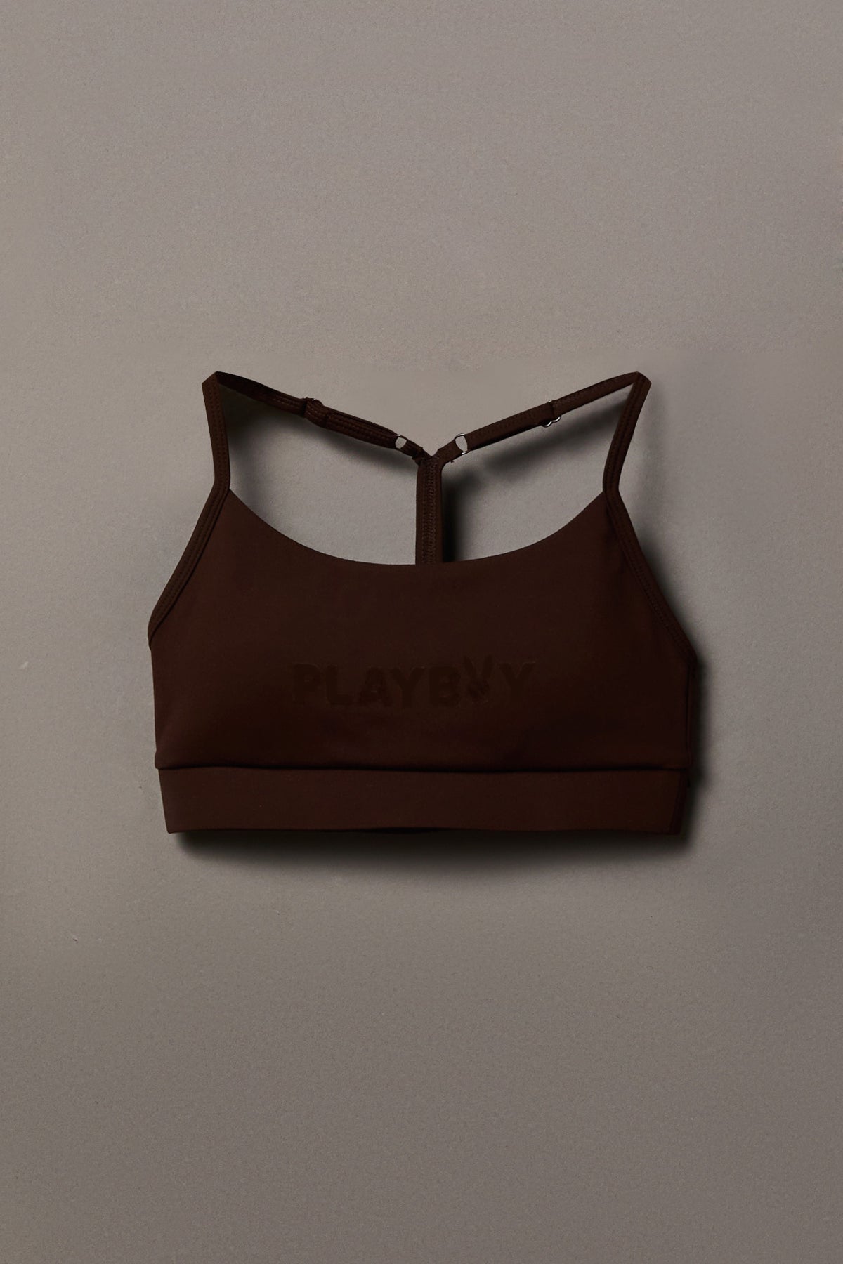 Alt View 4. Playboy Sports Bra - Brown