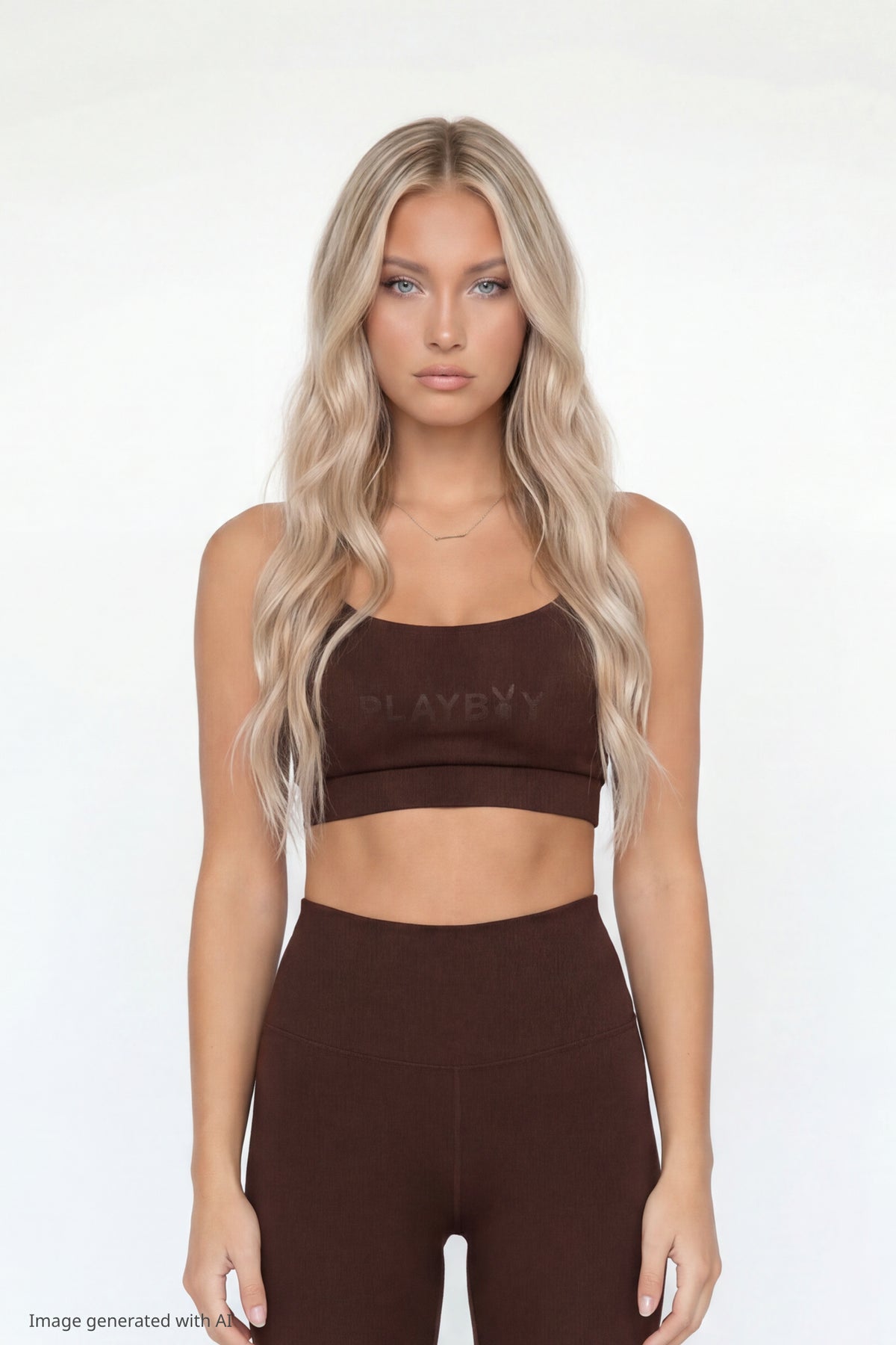 Playboy Sports Bra - Brown
