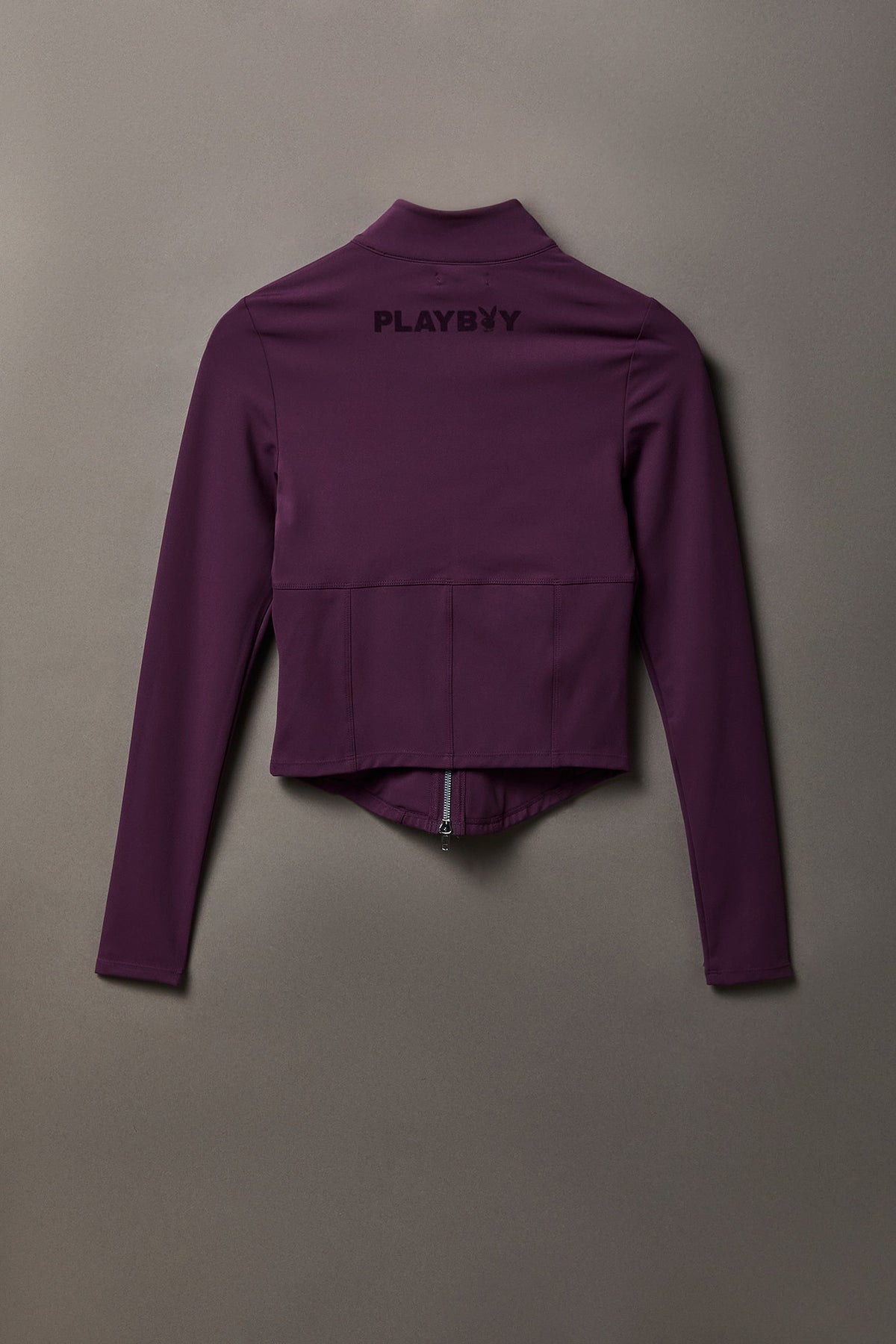 Alt View 7. Playboy Active Zip Corset Jacket - Purple