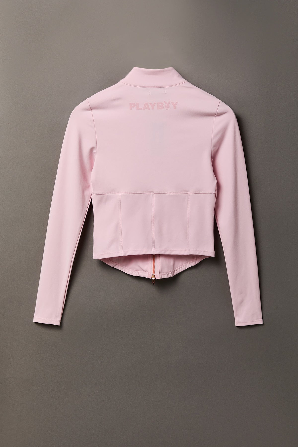 Alt View 6. Playboy Active Zip Corset Jacket - Pink