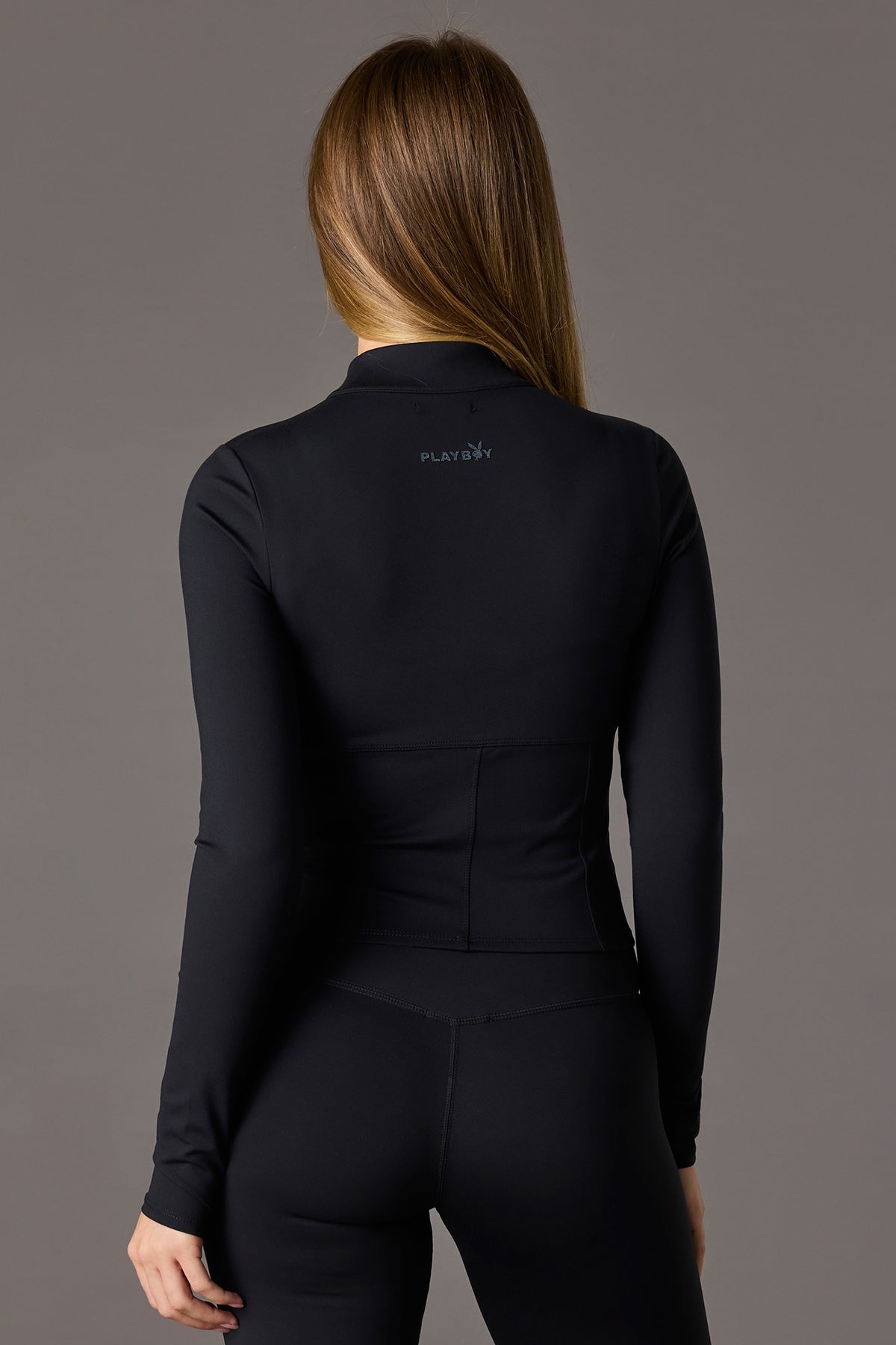 Alt View 9. Playboy Active Zip Corset Jacket - Purple