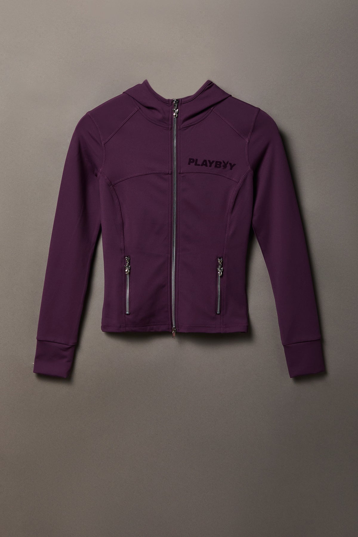 Alt View 4. Playboy Active Zip Jacket - Purple