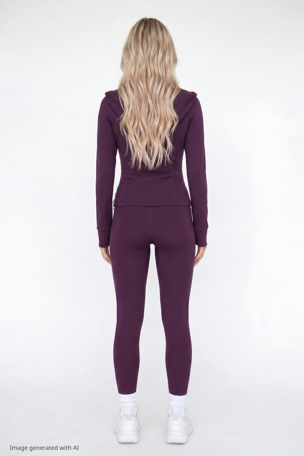Alt View 3. Playboy Active Zip Jacket - Purple