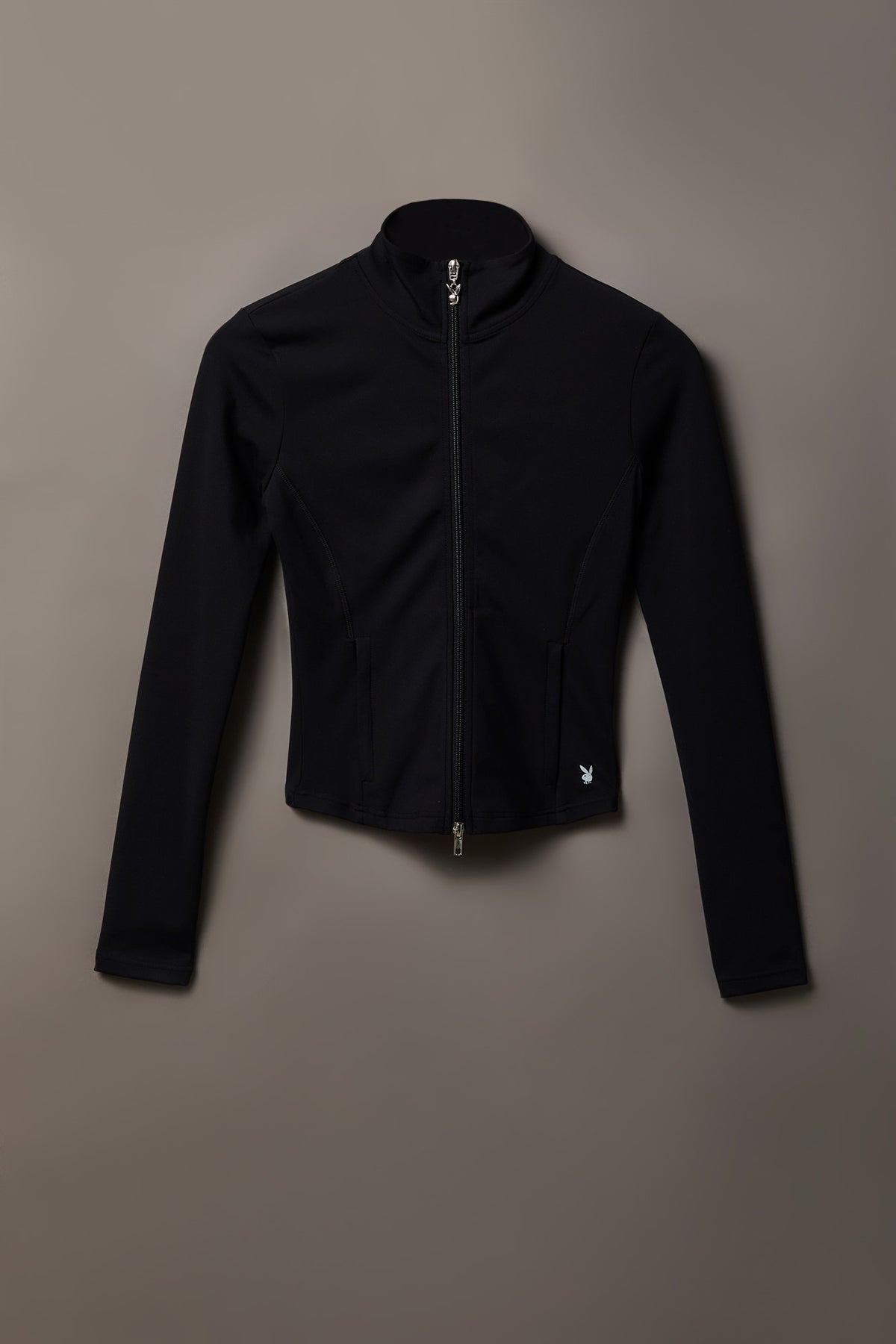 Alt View 4. Playboy Active Zip Jacket - Black