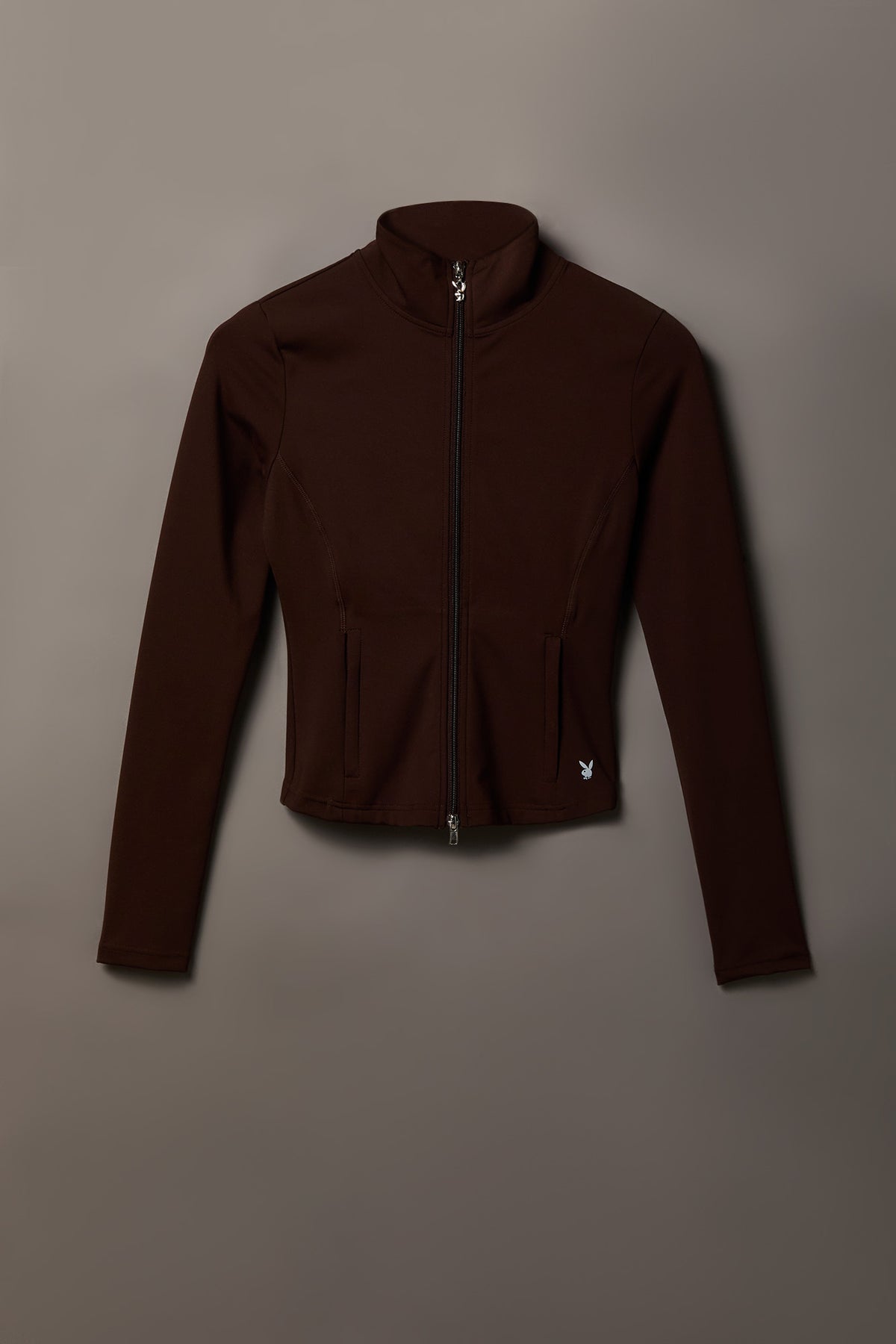 Alt View 4. Playboy Active Zip Jacket - Brown