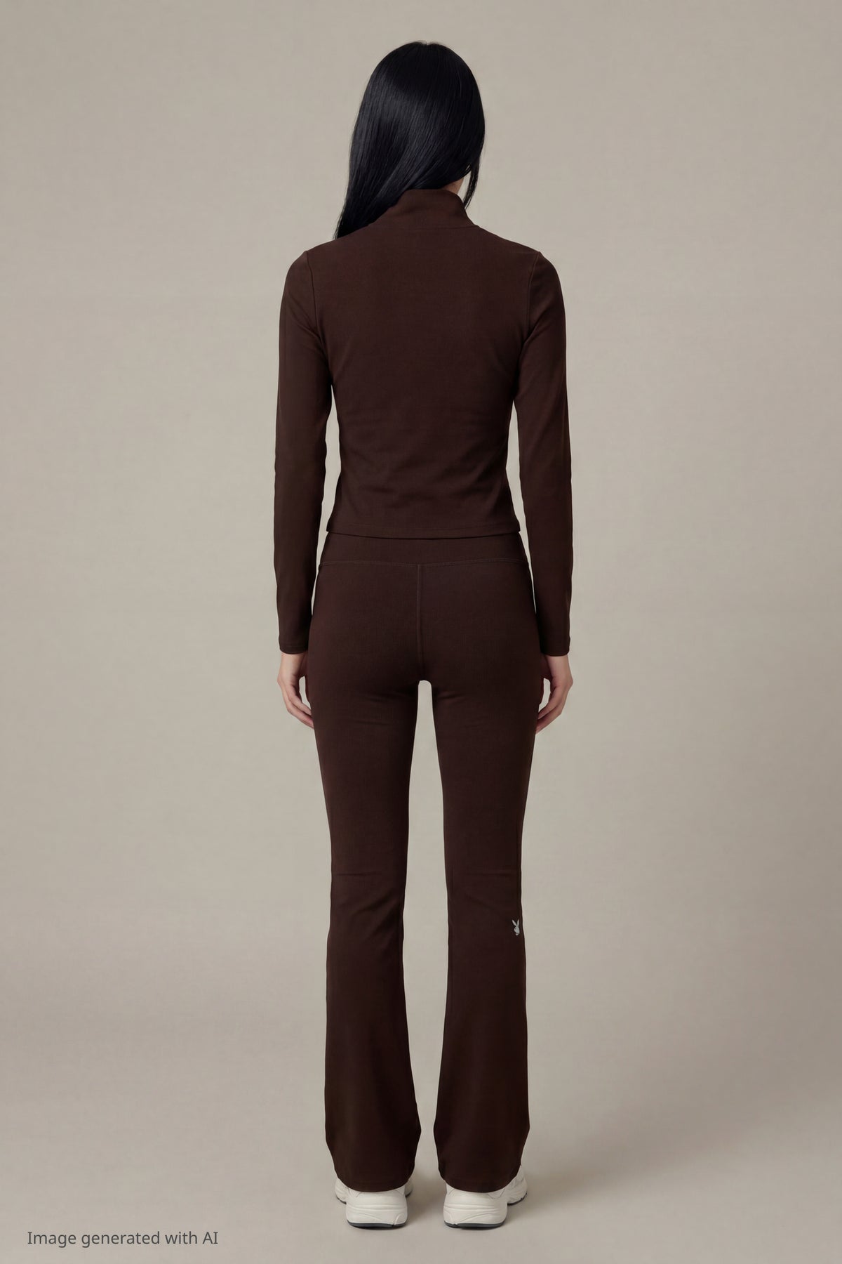 Alt View 3. Playboy Active Zip Jacket - Brown