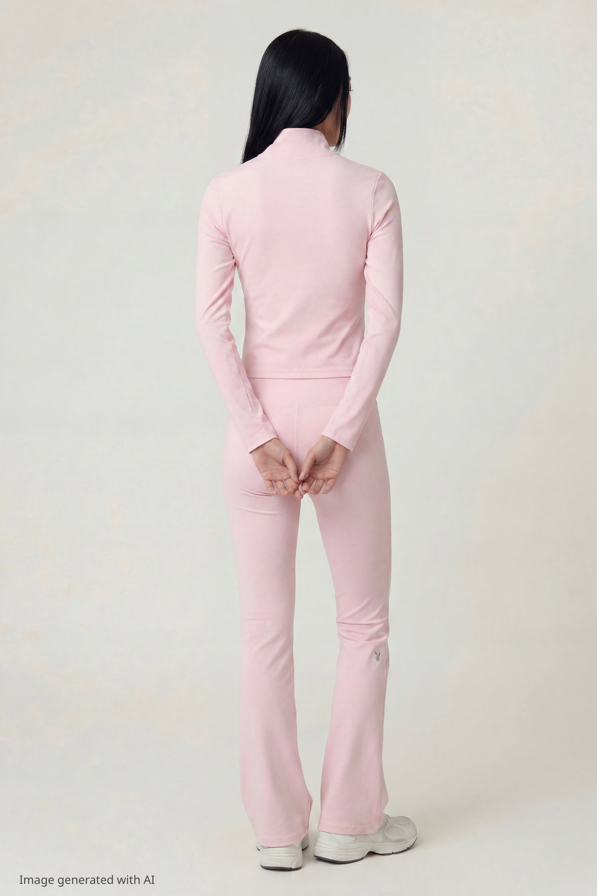 Alt View 3. Playboy Active Zip Jacket - Light Pink