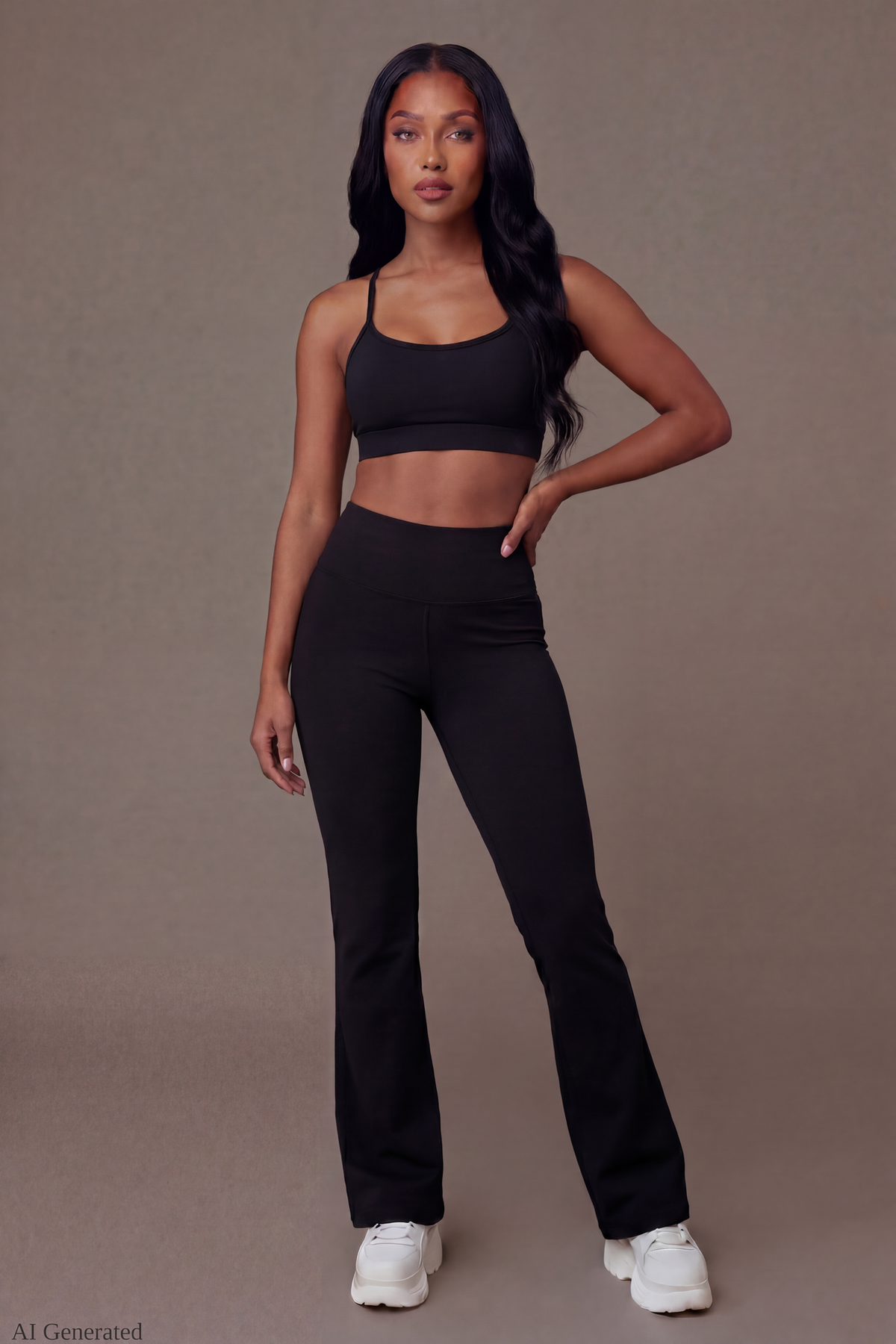 Alt View 3. Playboy Sports Bra - Black