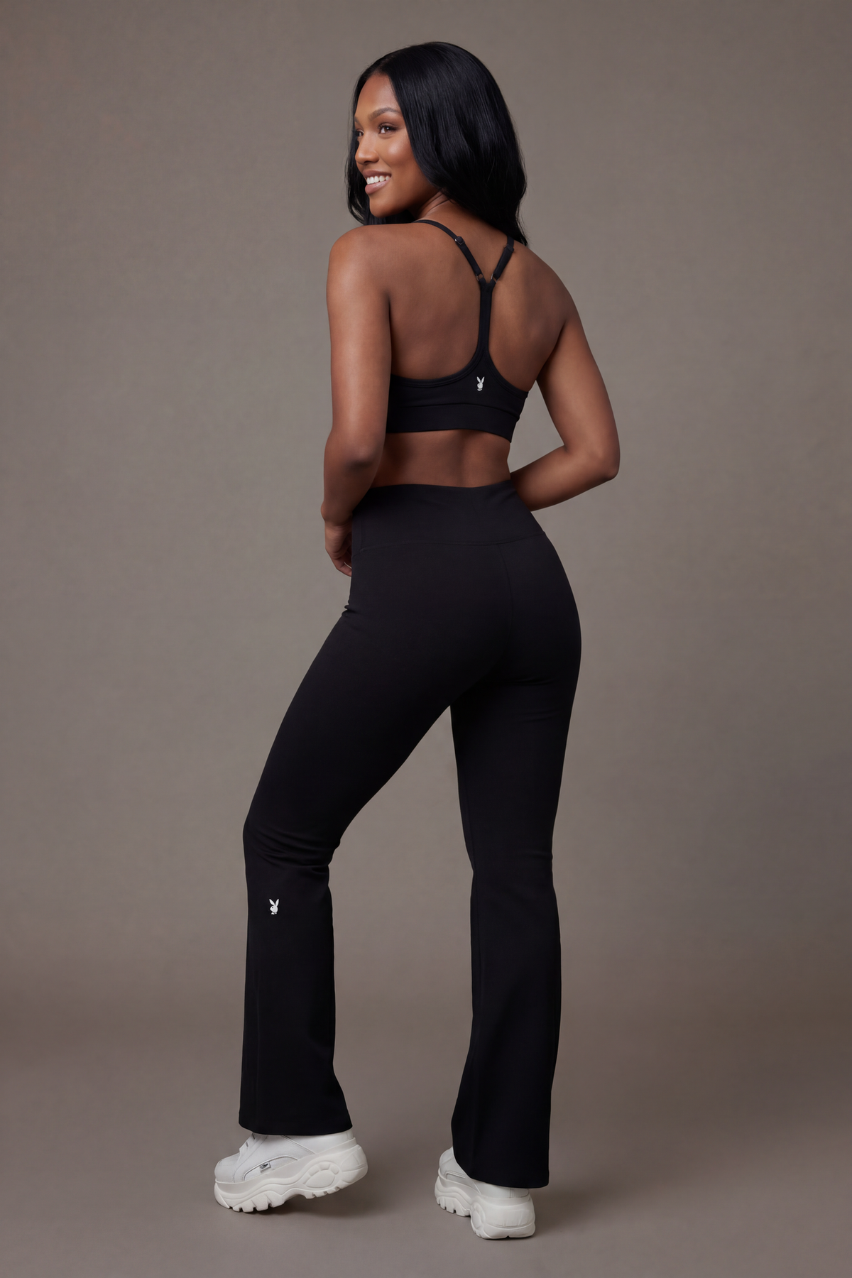 Alt View 2. Playboy Sports Bra - Black