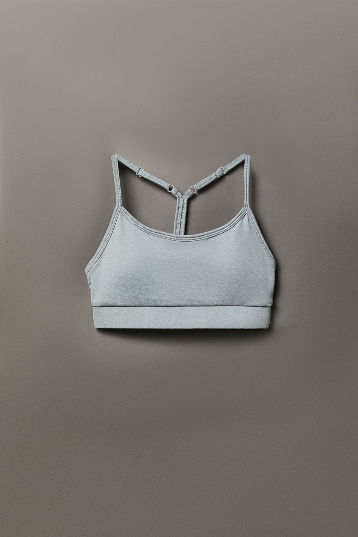 Alt View 4. Playboy Sports Bra - Heather Grey