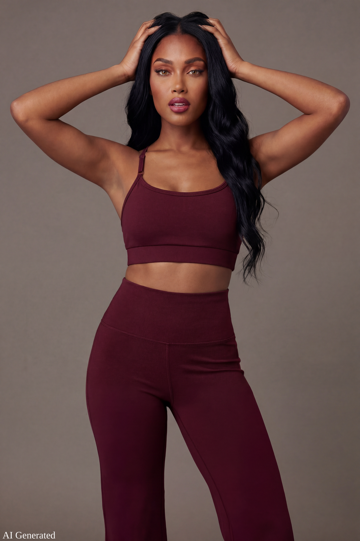 Playboy Sports Bra - Burgundy