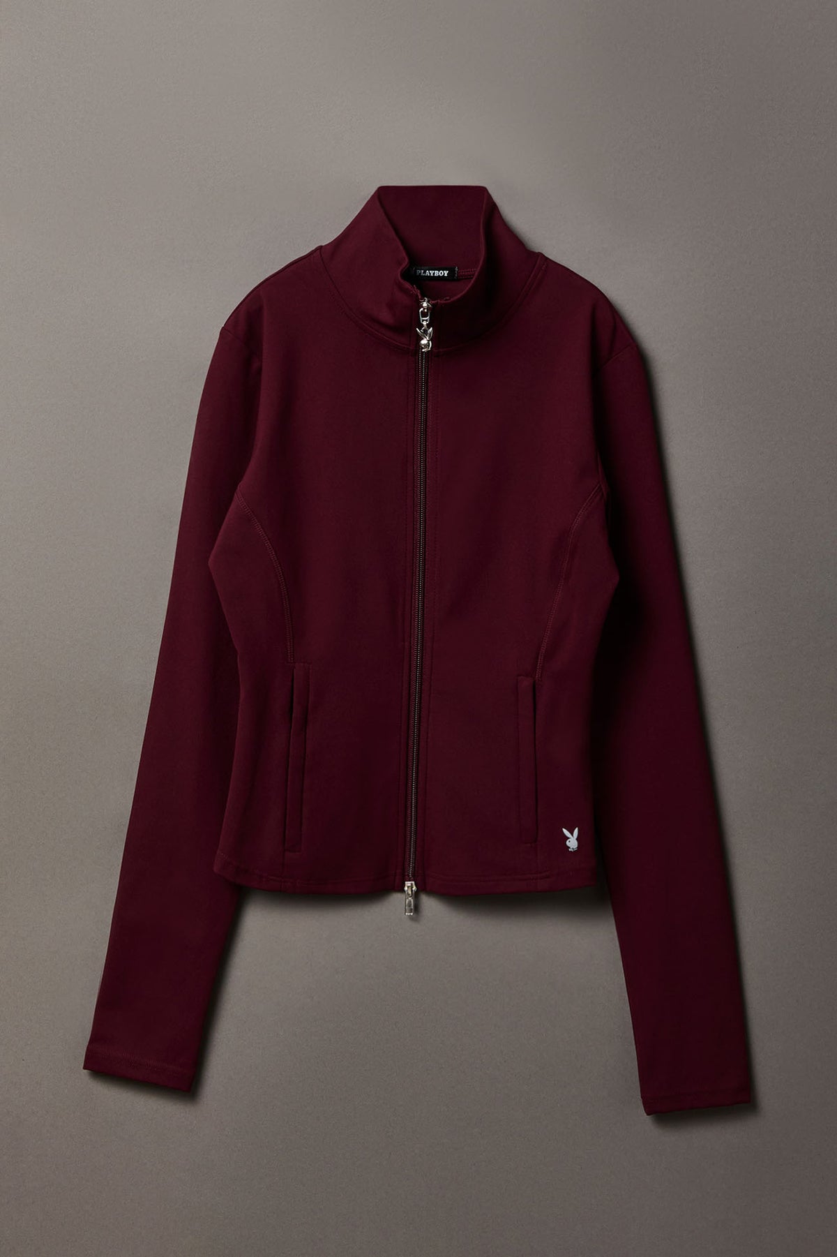 Playboy Active Zip Jacket - Burgundy