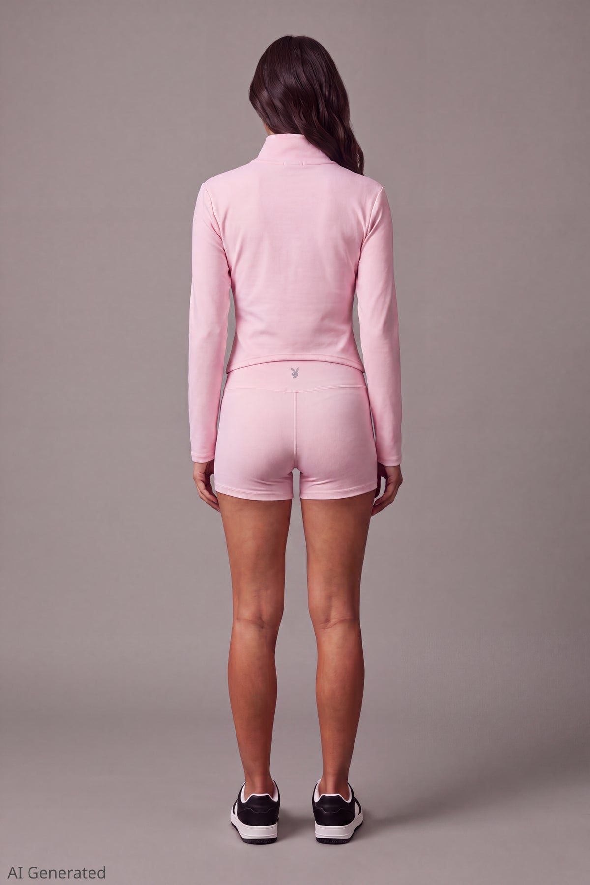 Alt View 3. Playboy Active Zip Jacket - Pink