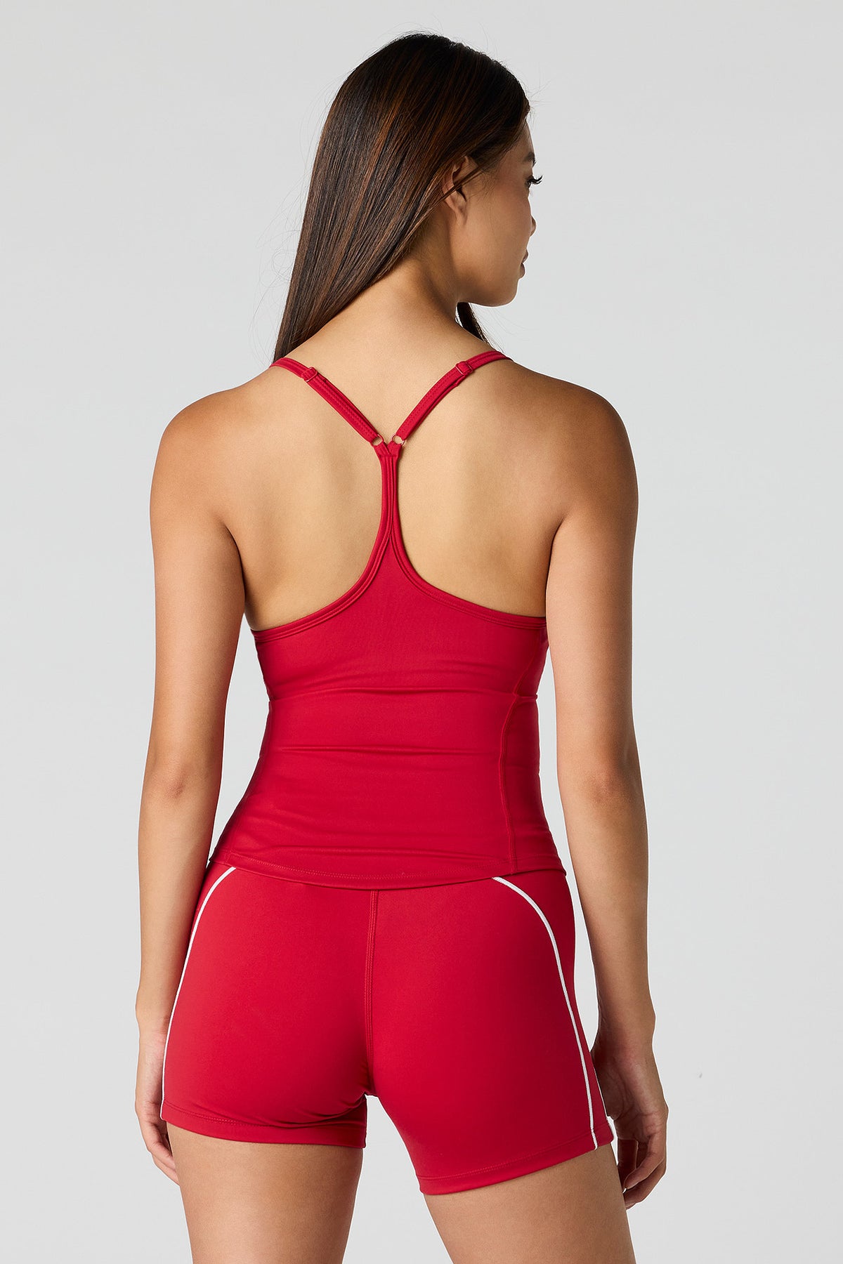 Alt View 2. Sommer Ray UltraSculpt Racerback Tank - Red