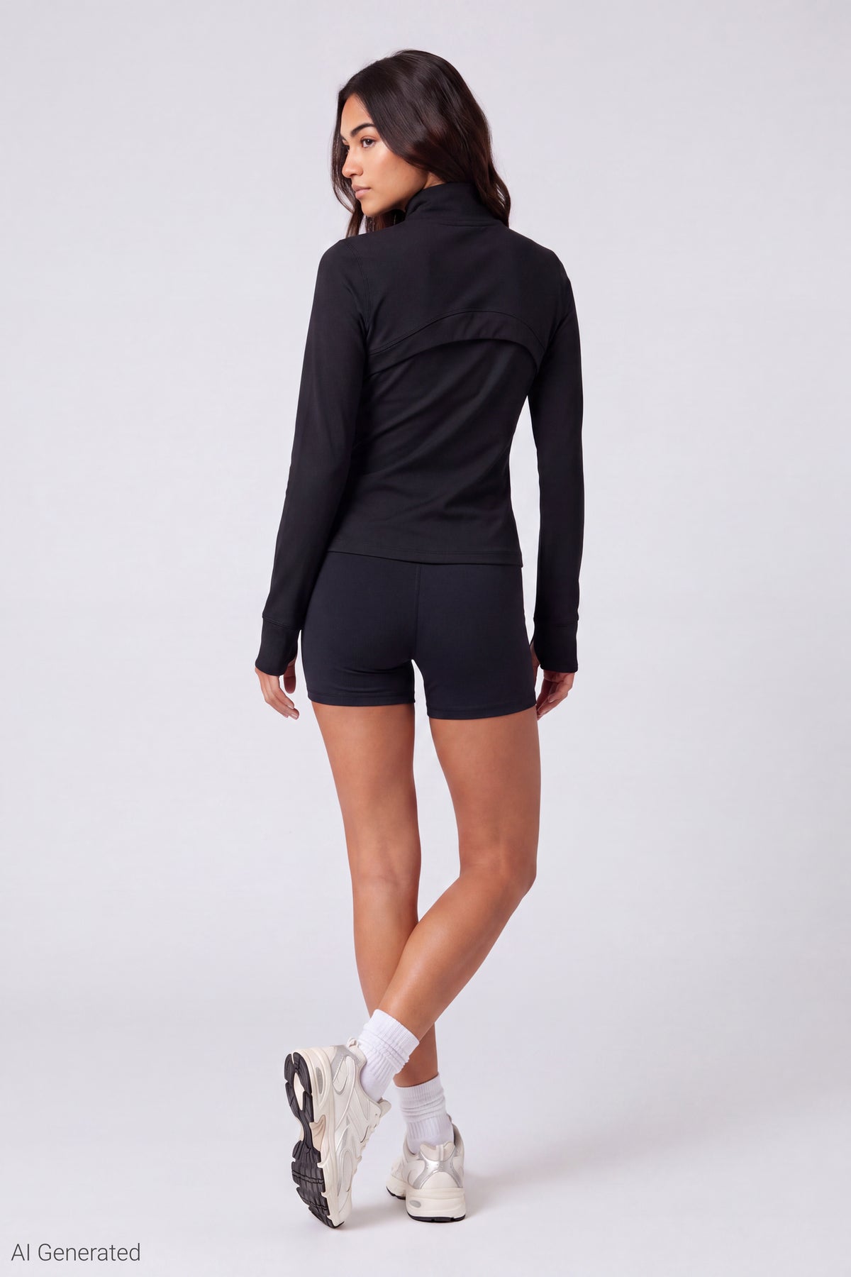 Alt View 2. Sommer Ray UltraSculpt Zip Jacket - Black
