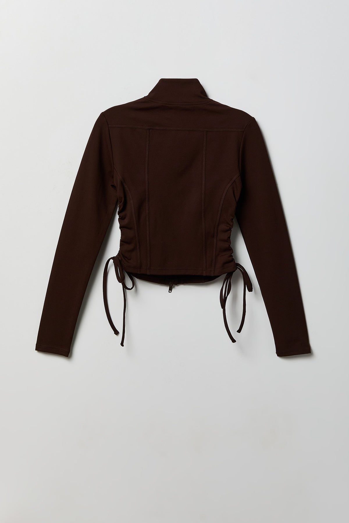Alt View 2. Sommer Ray Side Cinched Zip Jacket - Brown