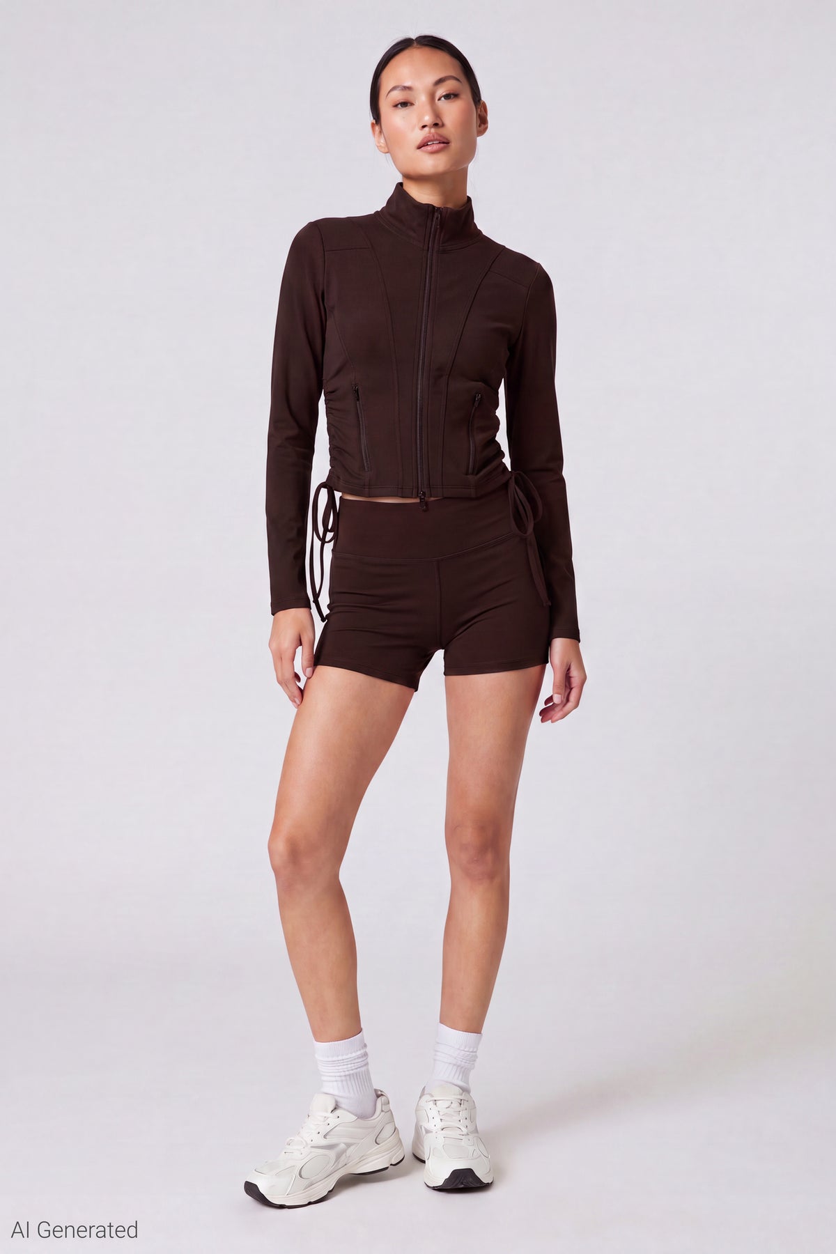 Alt View 12. Sommer Ray Side Cinched Zip Jacket - Purple