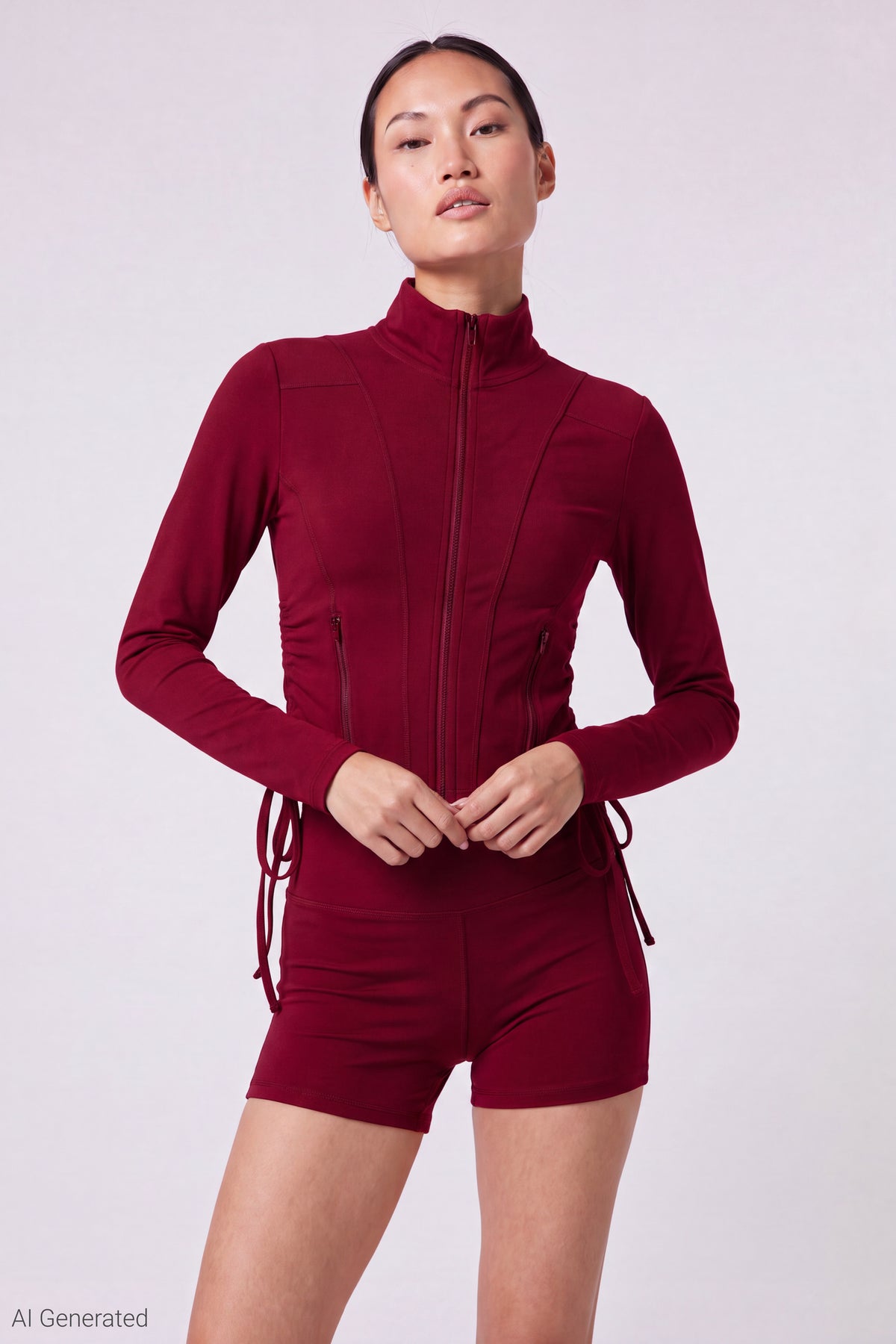 Alt View 24. Sommer Ray Side Cinched Zip Jacket - Purple