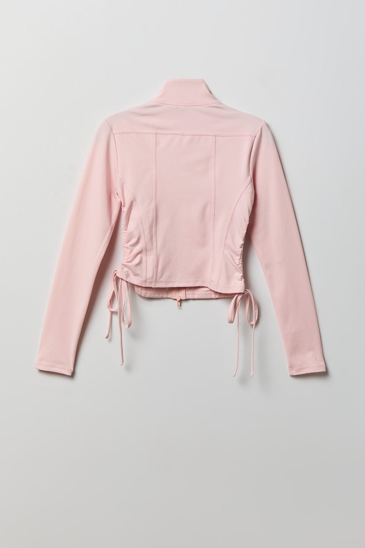 Alt View 2. Sommer Ray Side Cinched Zip Jacket - Light Pink