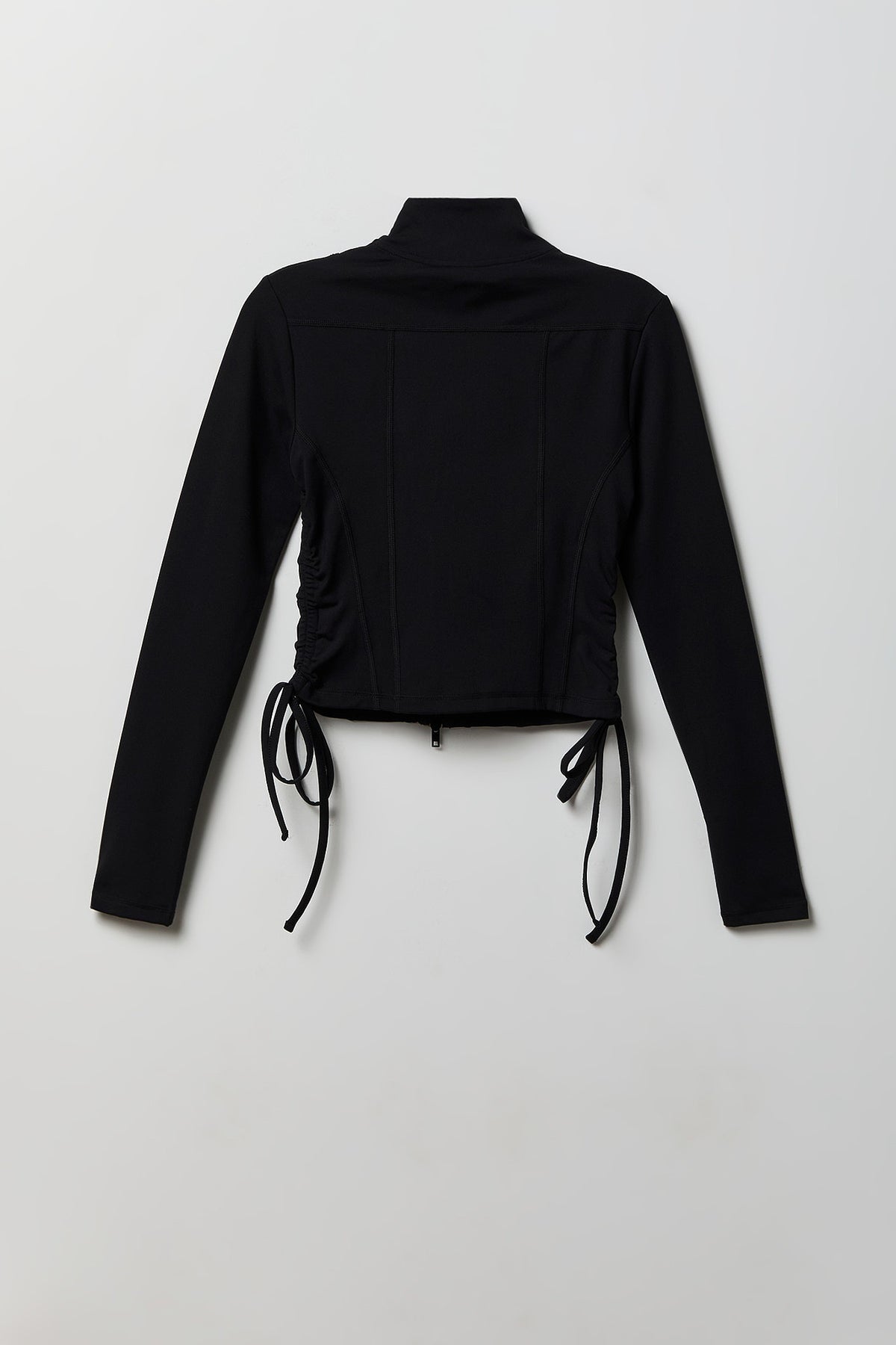 Alt View 2. Sommer Ray Side Cinched Zip Jacket - Black