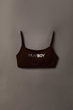 Playboy Chrome Detail Sports Bra