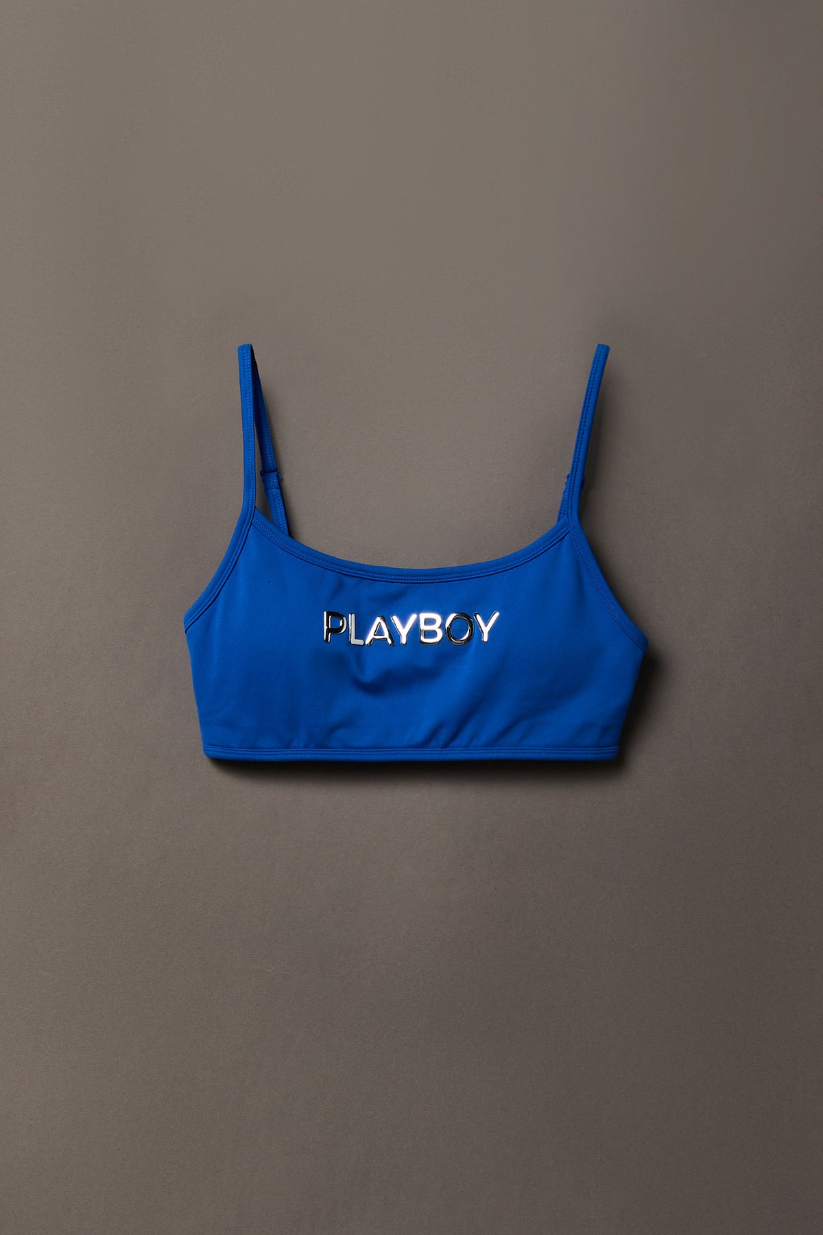 Alt View 7. Playboy Chrome Detail Sports Bra - Brown