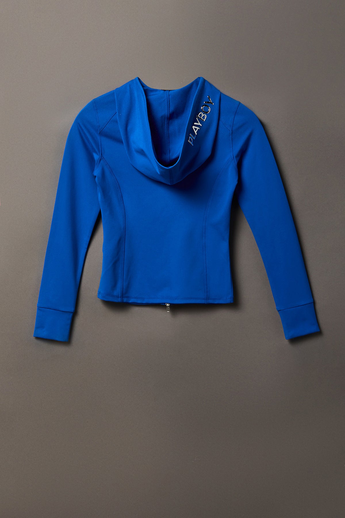 Alt View 2. Playboy Chrome Detail Zip Hooded Jacket - Blue