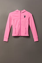 Playboy Chrome Detail Zip Hooded Jacket