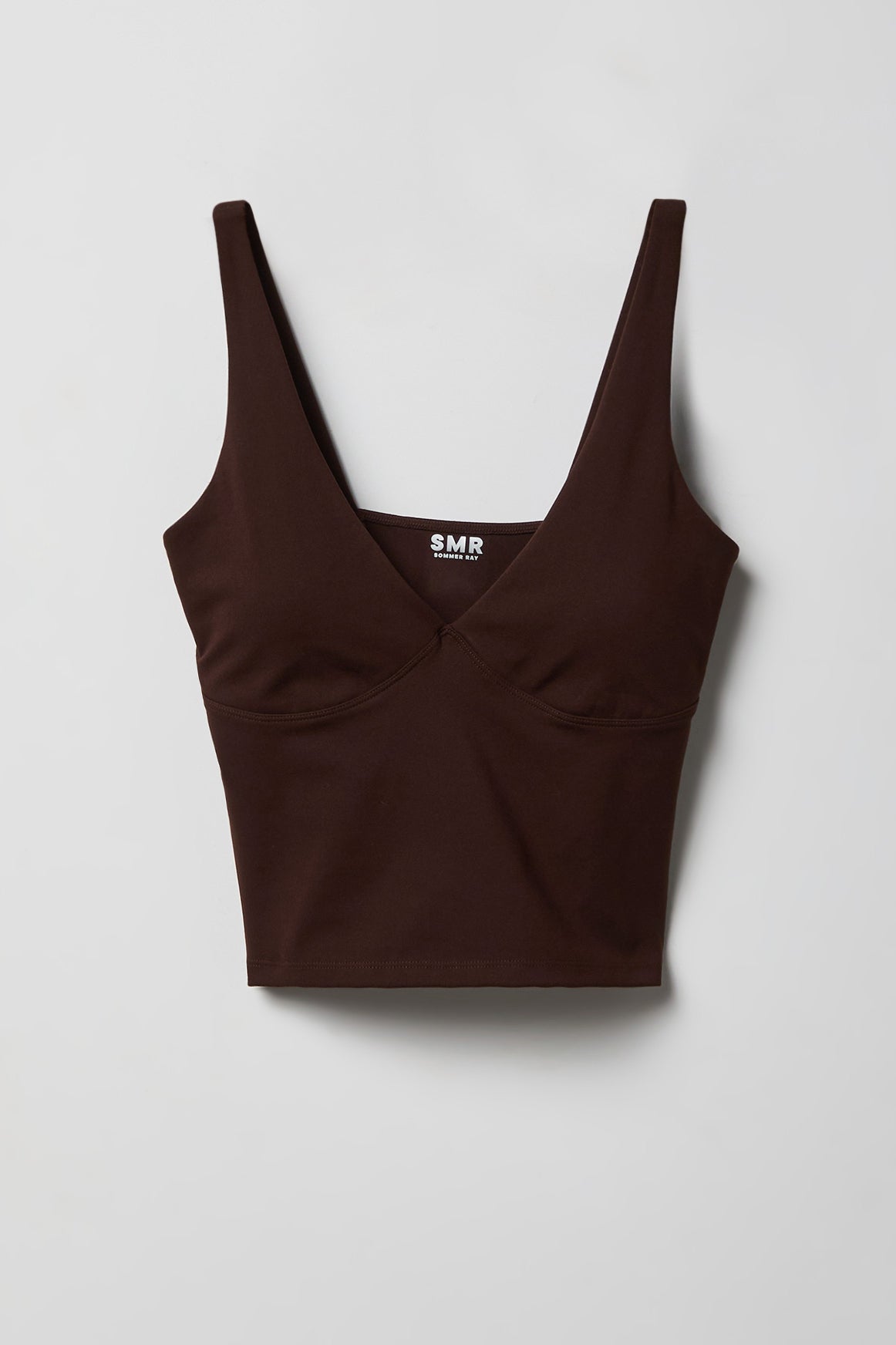 Sommer Ray V-Neck Tank - Brown