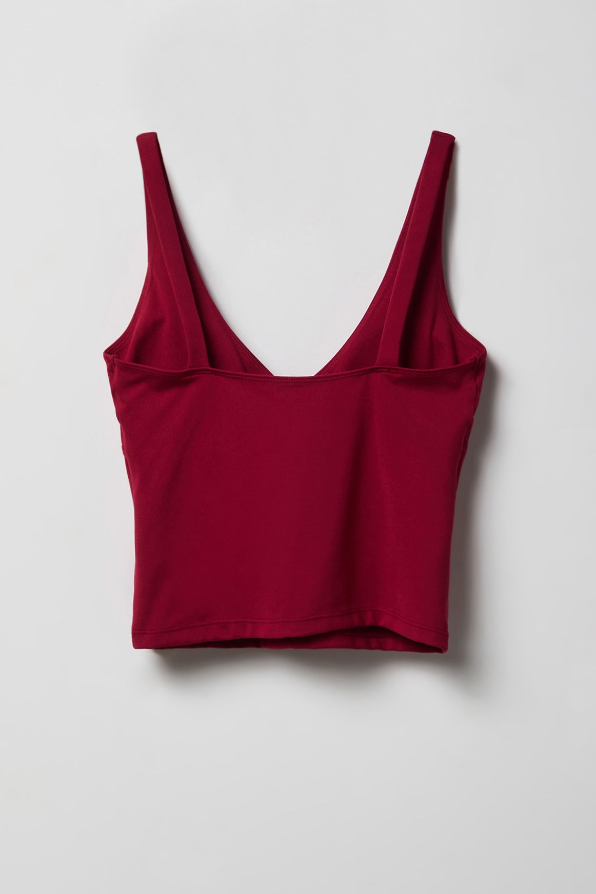 Alt View 2. Sommer Ray V-Neck Tank - Red