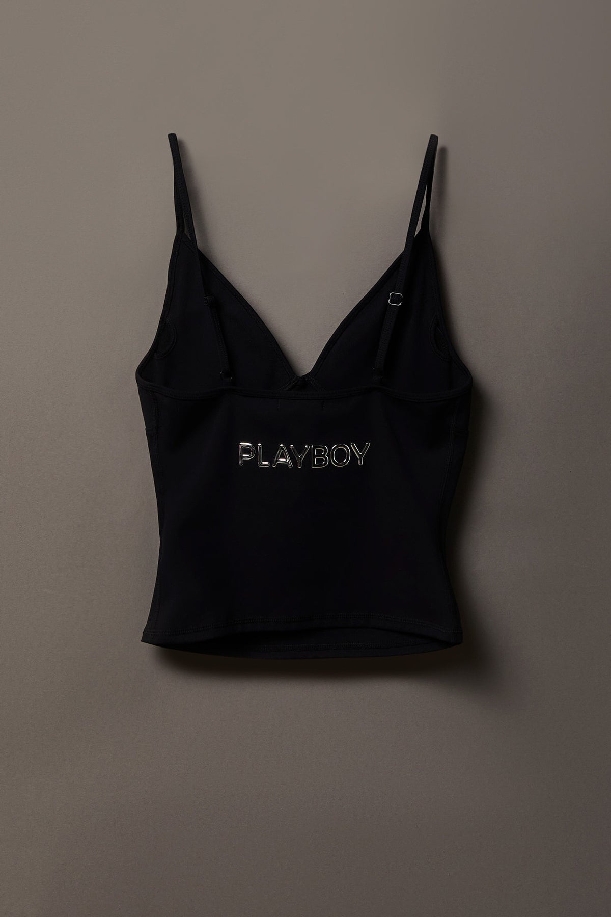 Playboy Chrome Detail Tank - Black