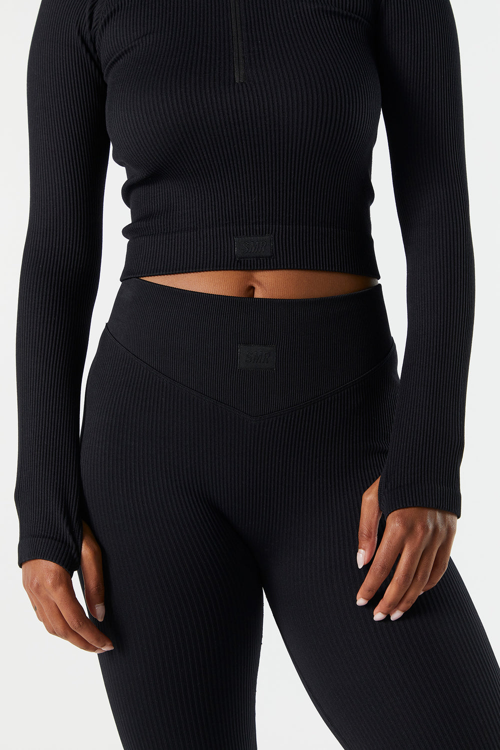 Sommer Ray Seamless Ribbed Quarter Zip Active Top Sommer Ray Seamless Ribbed Quarter Zip Active Top 8