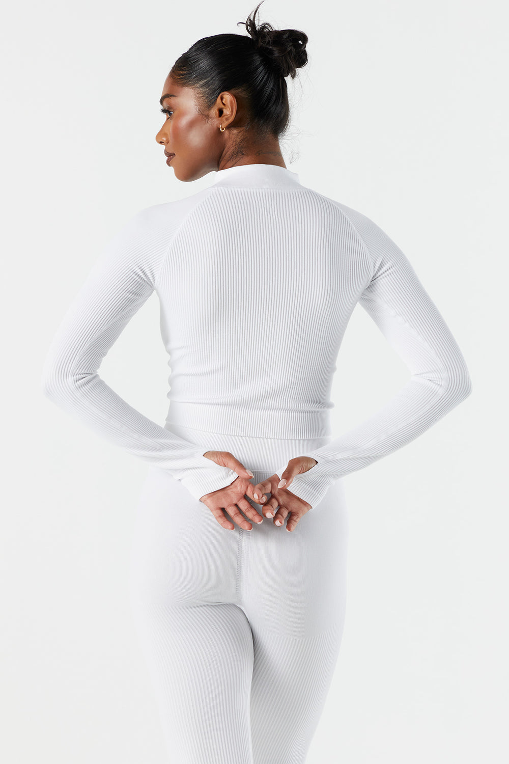 Sommer Ray Seamless Ribbed Quarter Zip Active Top Sommer Ray Seamless Ribbed Quarter Zip Active Top 10